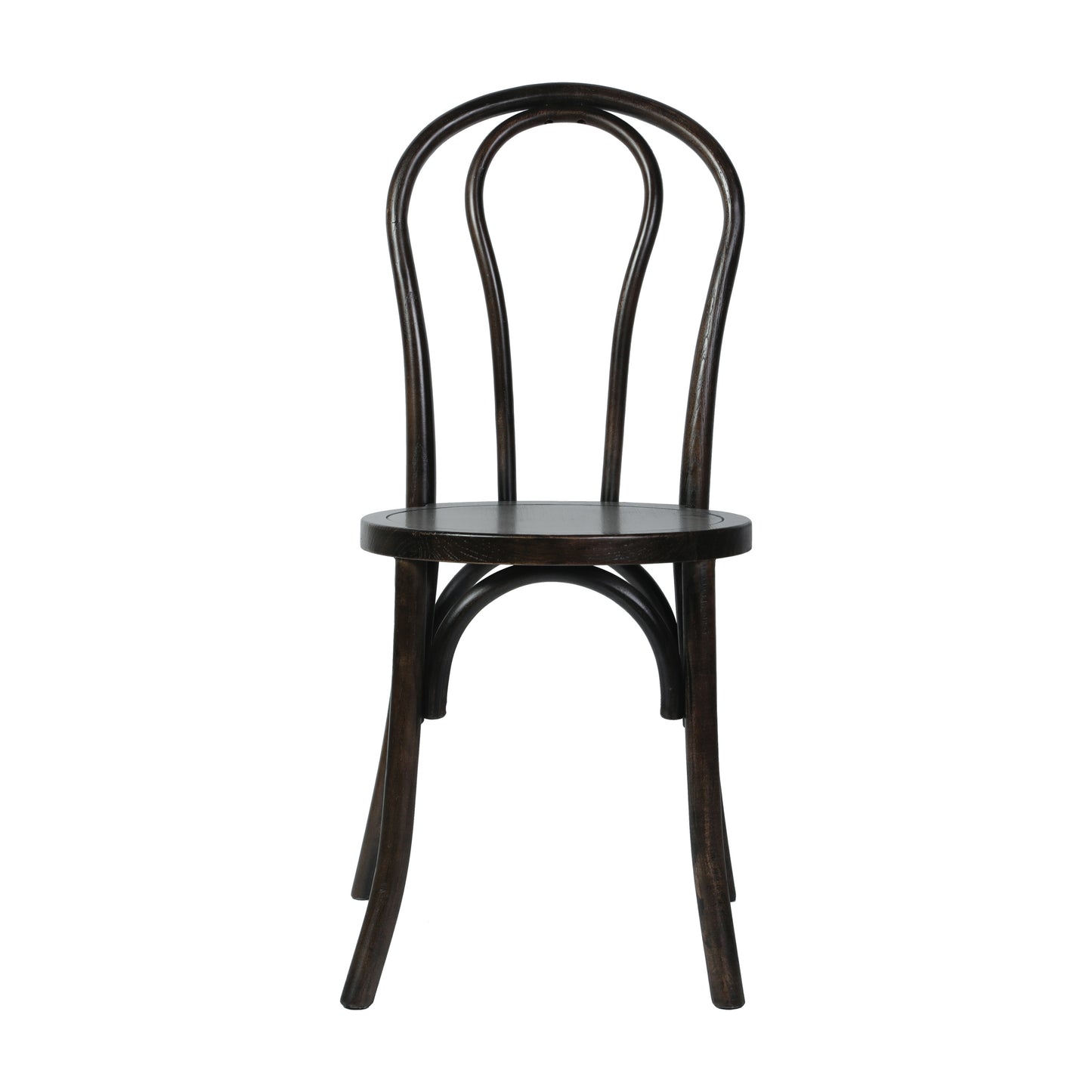 Betsy Commercial Grade Early American Thonet Style Solid Wood Stackable Dining Chair Early American Wood ZH-8003A-EAW-GG