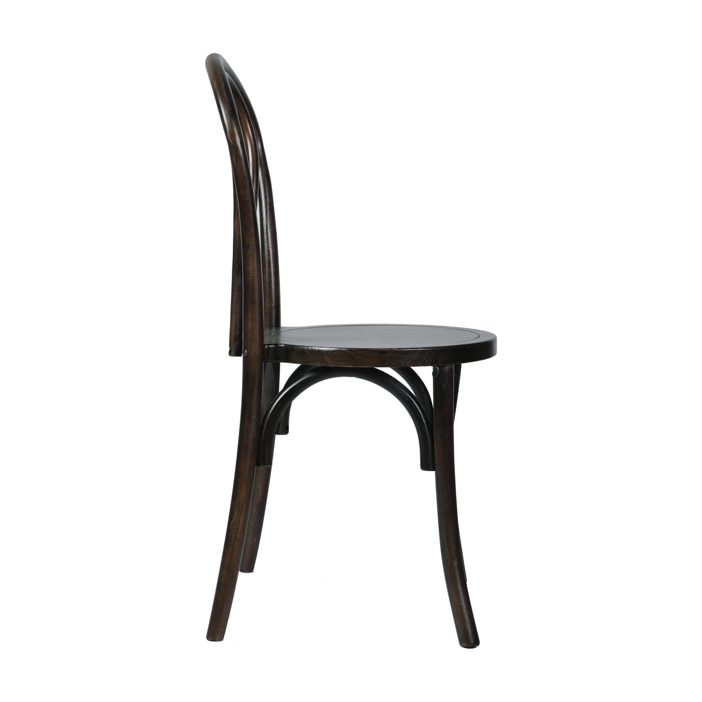 Betsy Commercial Grade Early American Thonet Style Solid Wood Stackable Dining Chair Early American Wood ZH-8003A-EAW-GG