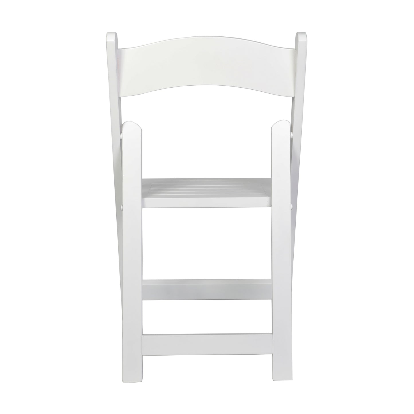 Holden Commercial Grade White Solid Wood Folding Dining Chair White