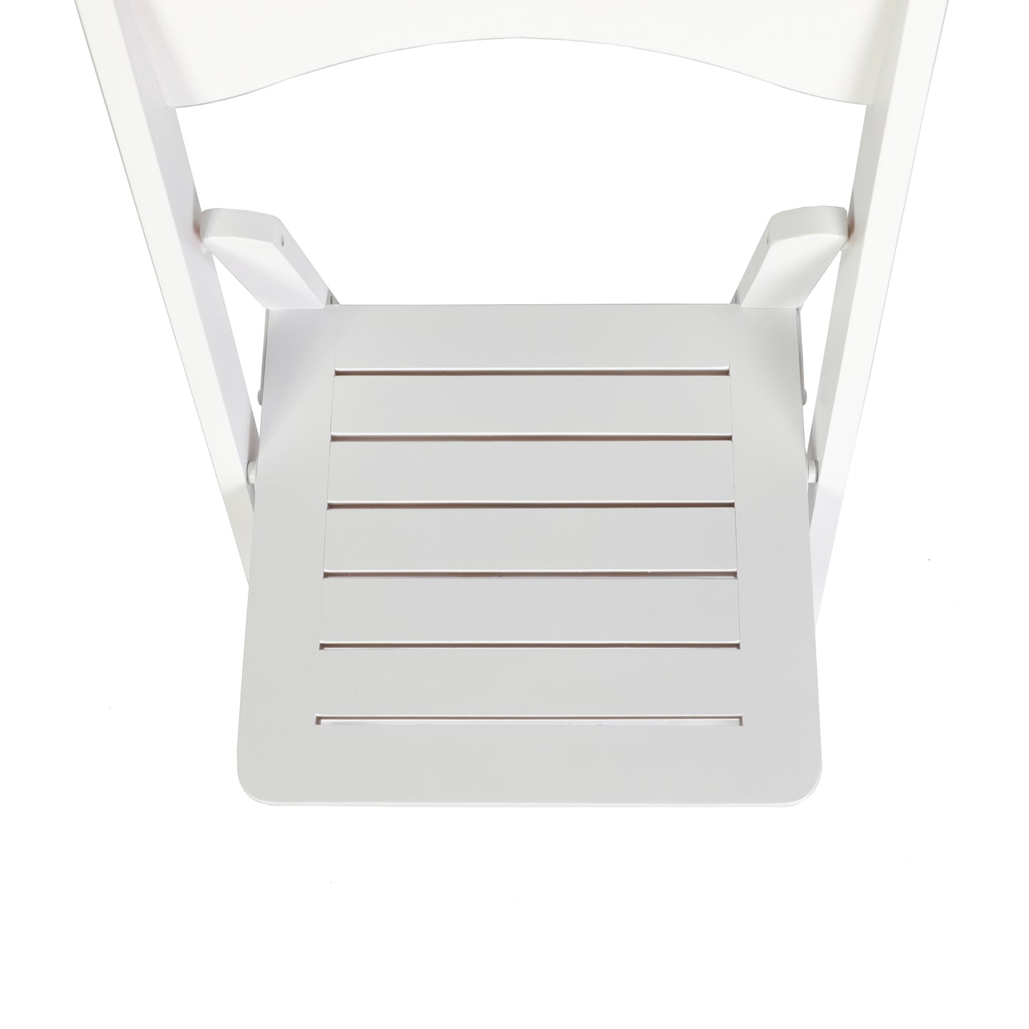 Holden Commercial Grade White Solid Wood Folding Dining Chair White