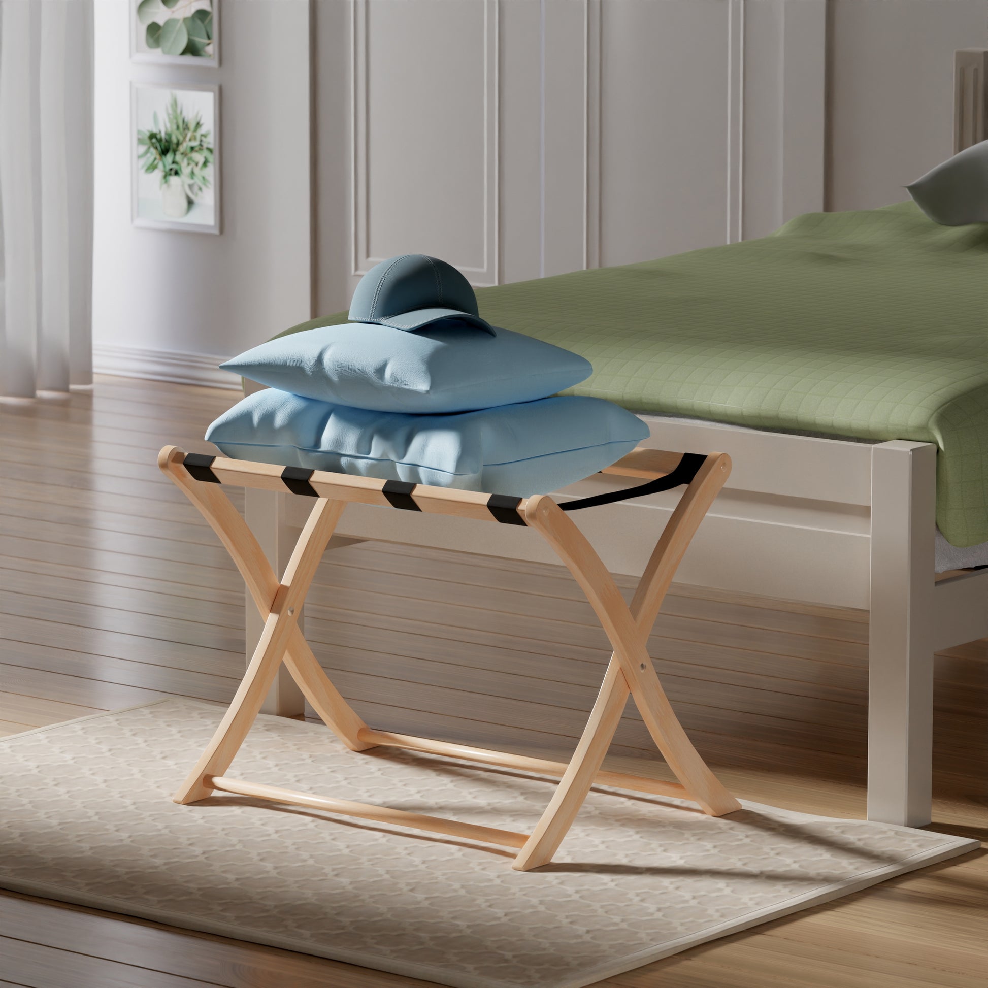 Scarlett Luggage Rack, Natural