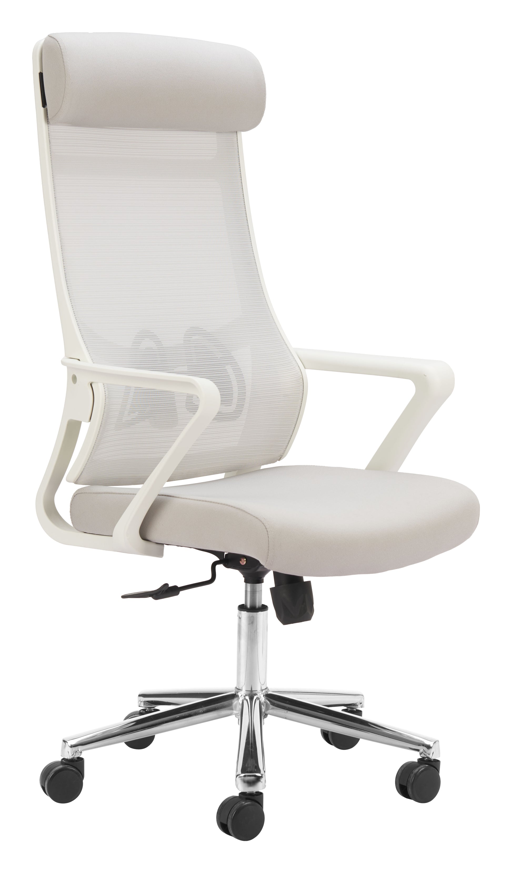 Jett High Back Office Chair Light Gray - 6