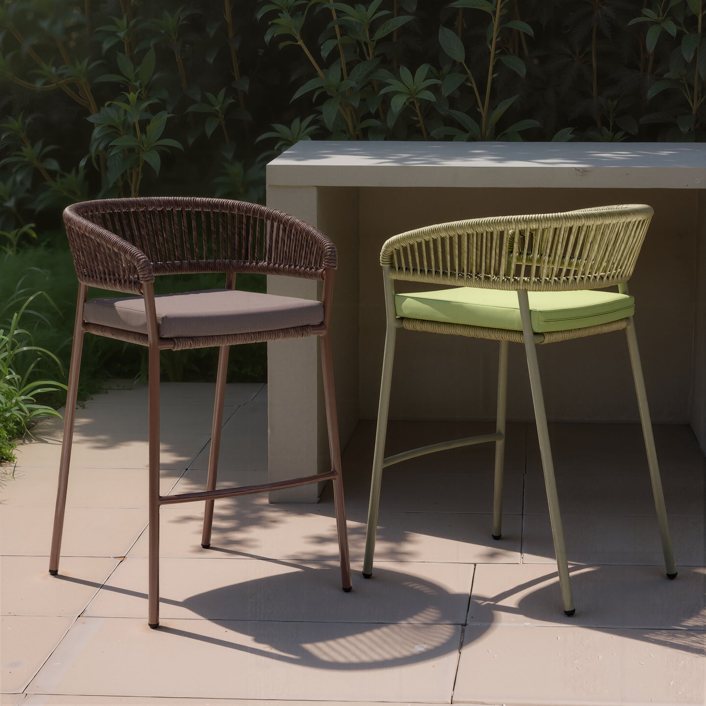 Skye Barstool (Set of 2) Brown - 9