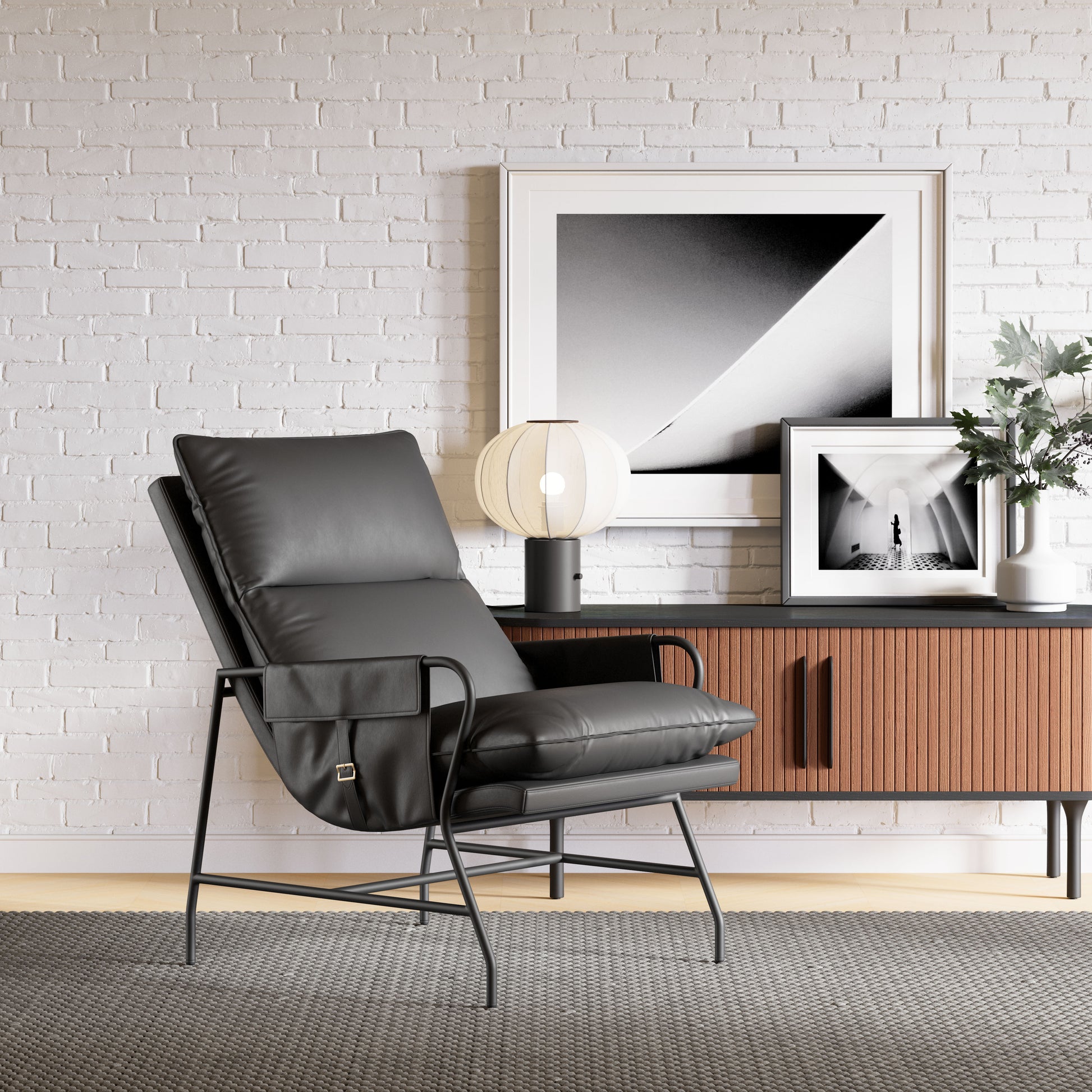 Halaus Accent Chair Black - 9
