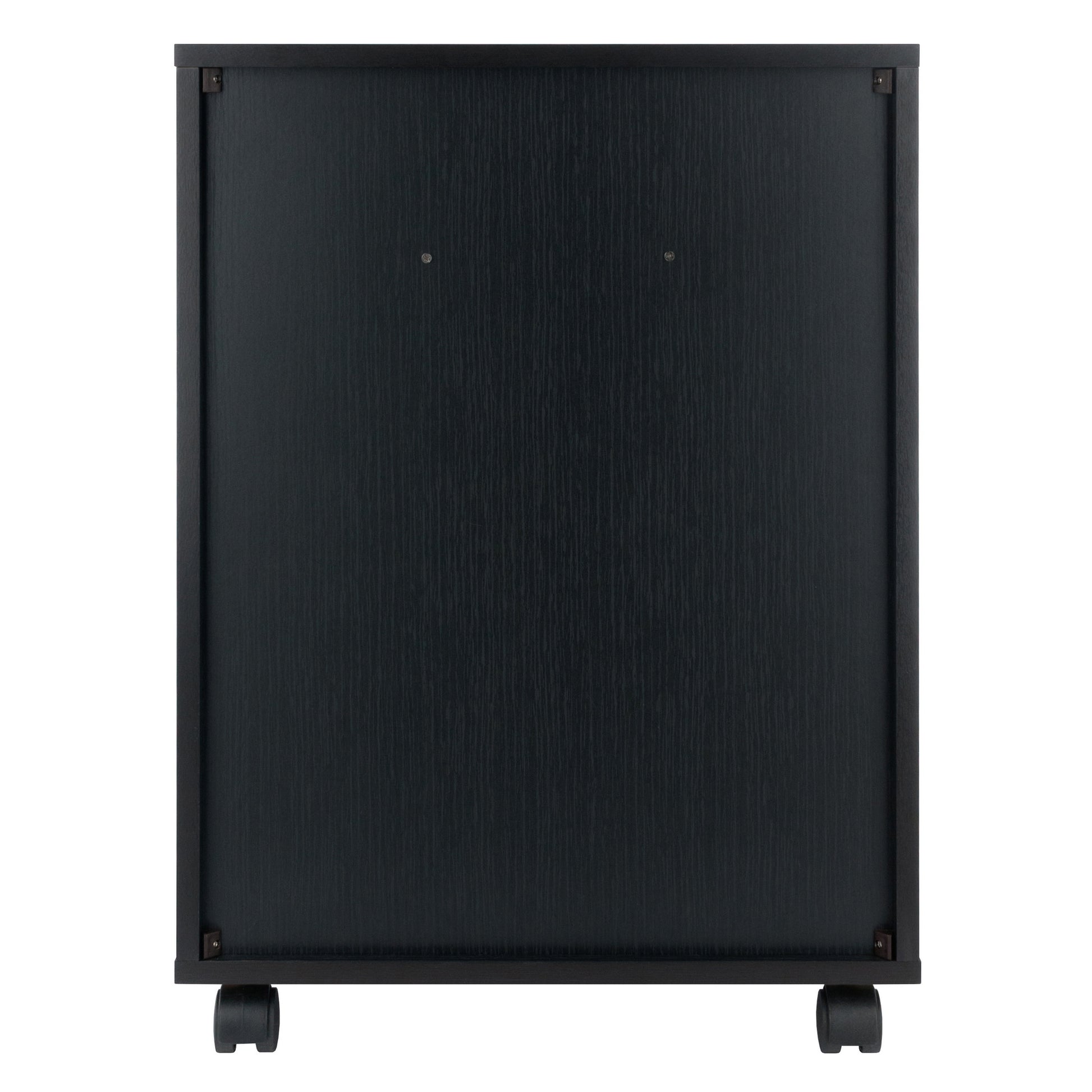Halifax Bins & Drawers Storage Mobile Cabinet, Black