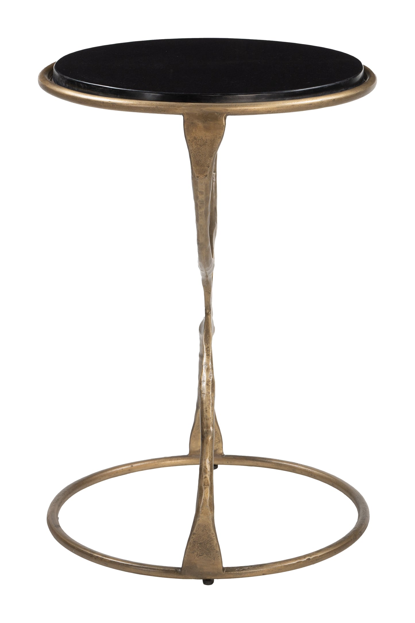 Tempus Accent Table Black & Brass - 2