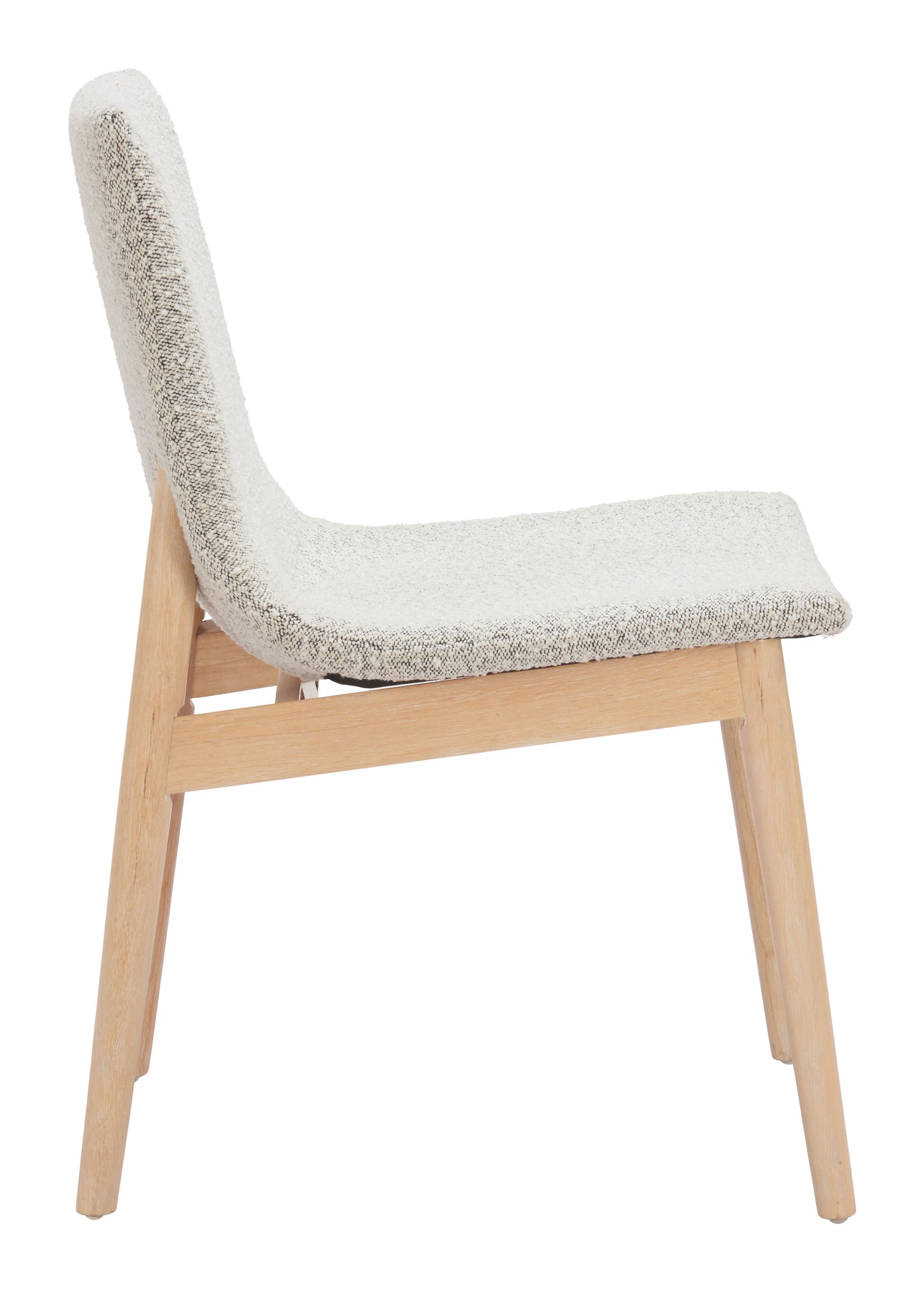 Raha Dining Chair (Set of 2) Gray & Whitewashed - 2