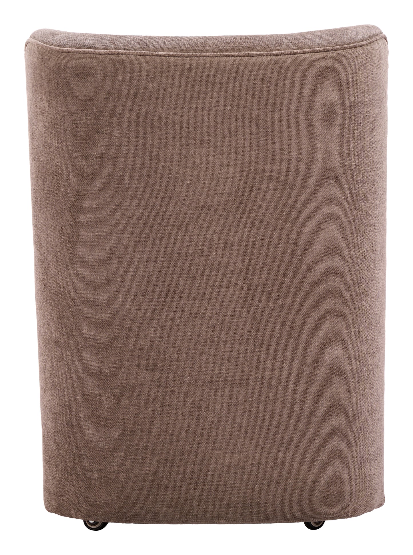 Bambun Dining Chair with Wheels Taupe - 4