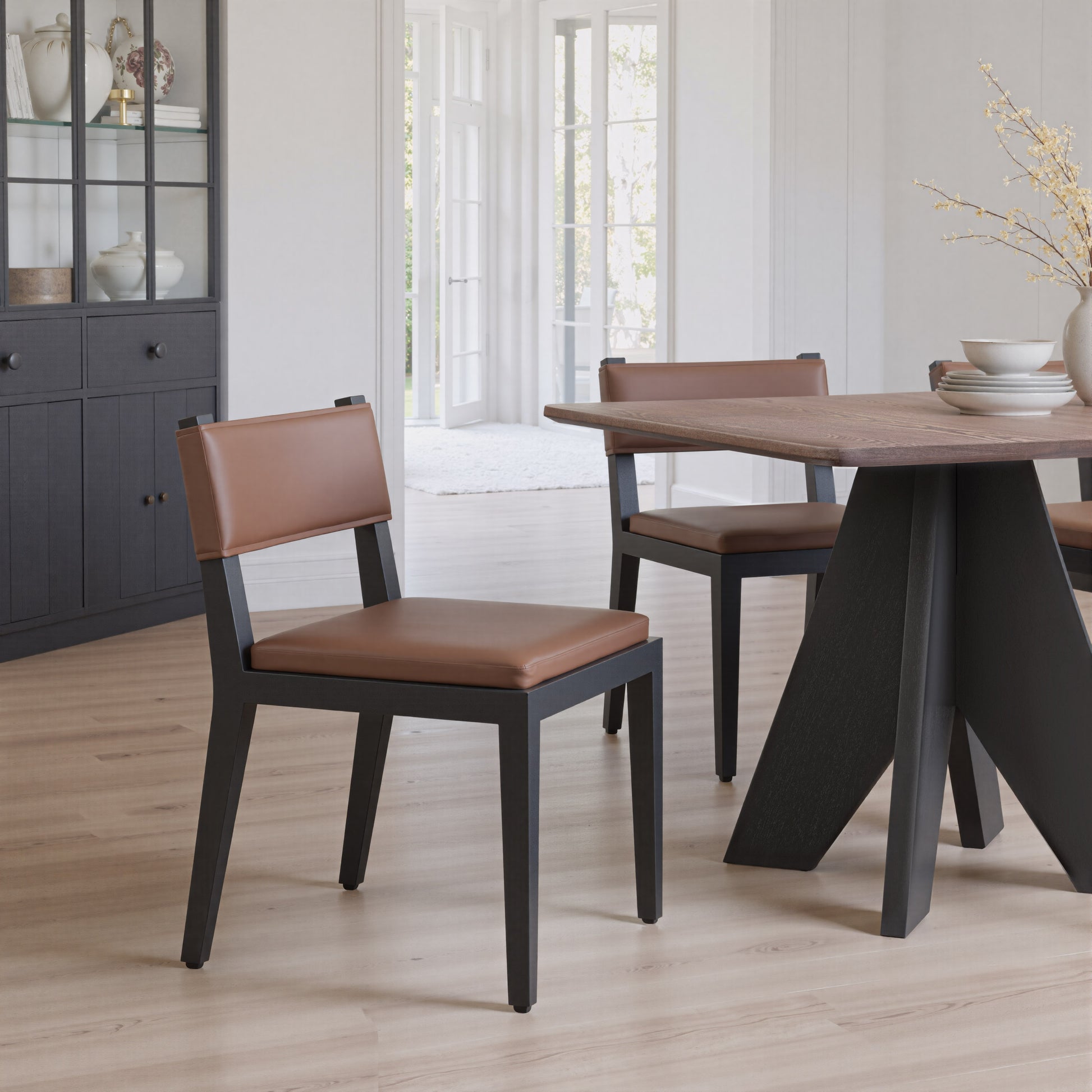 Roxas Dining Chair (Set of 2) Brown - 8