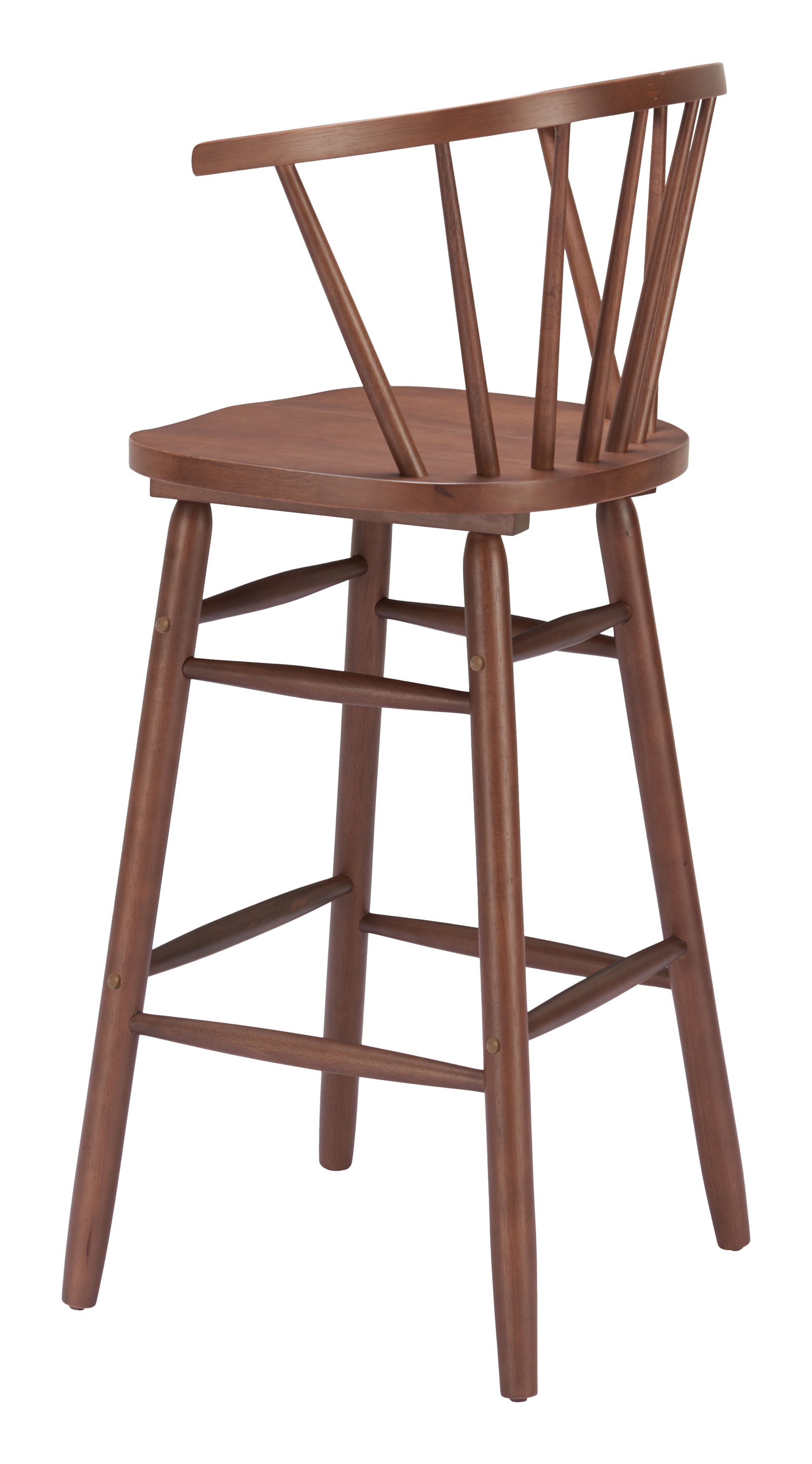 Stenger Barstool (Set of 2) Walnut - 5