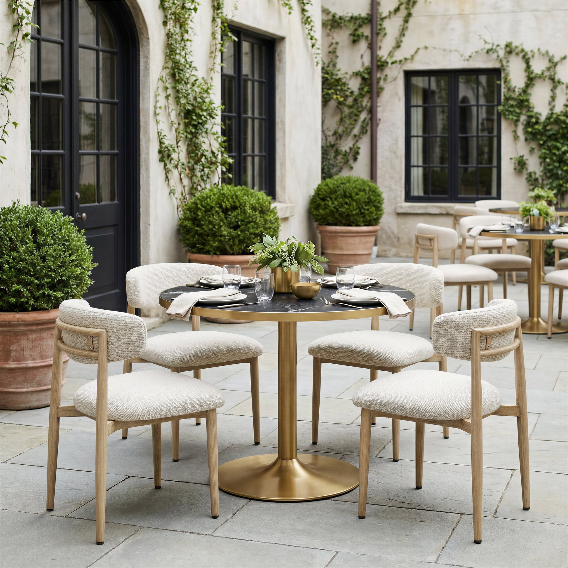 Bege Dining Chair White - 11