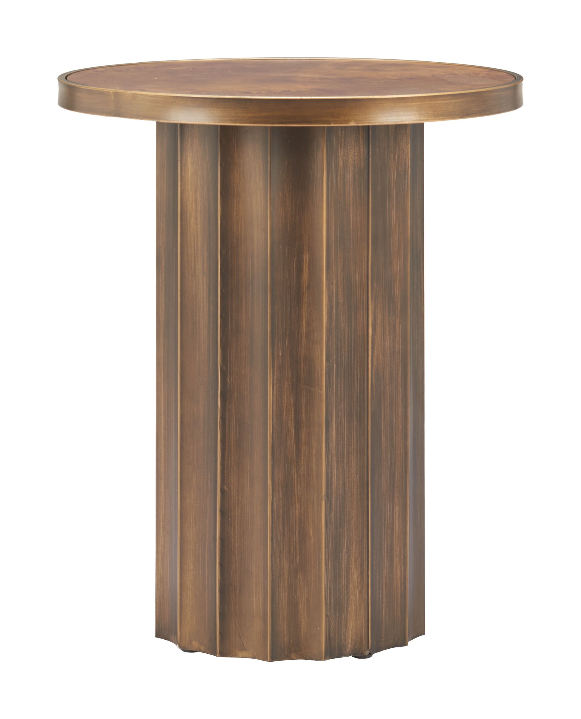 Afinato Side Table Brown - 3