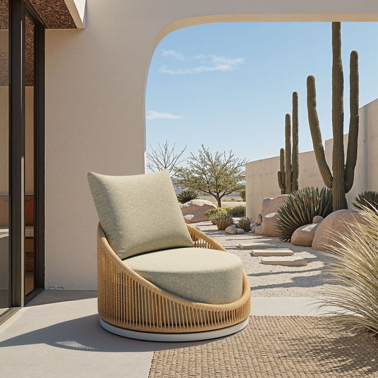 Cabana Swivel Chair Multicolor - 9
