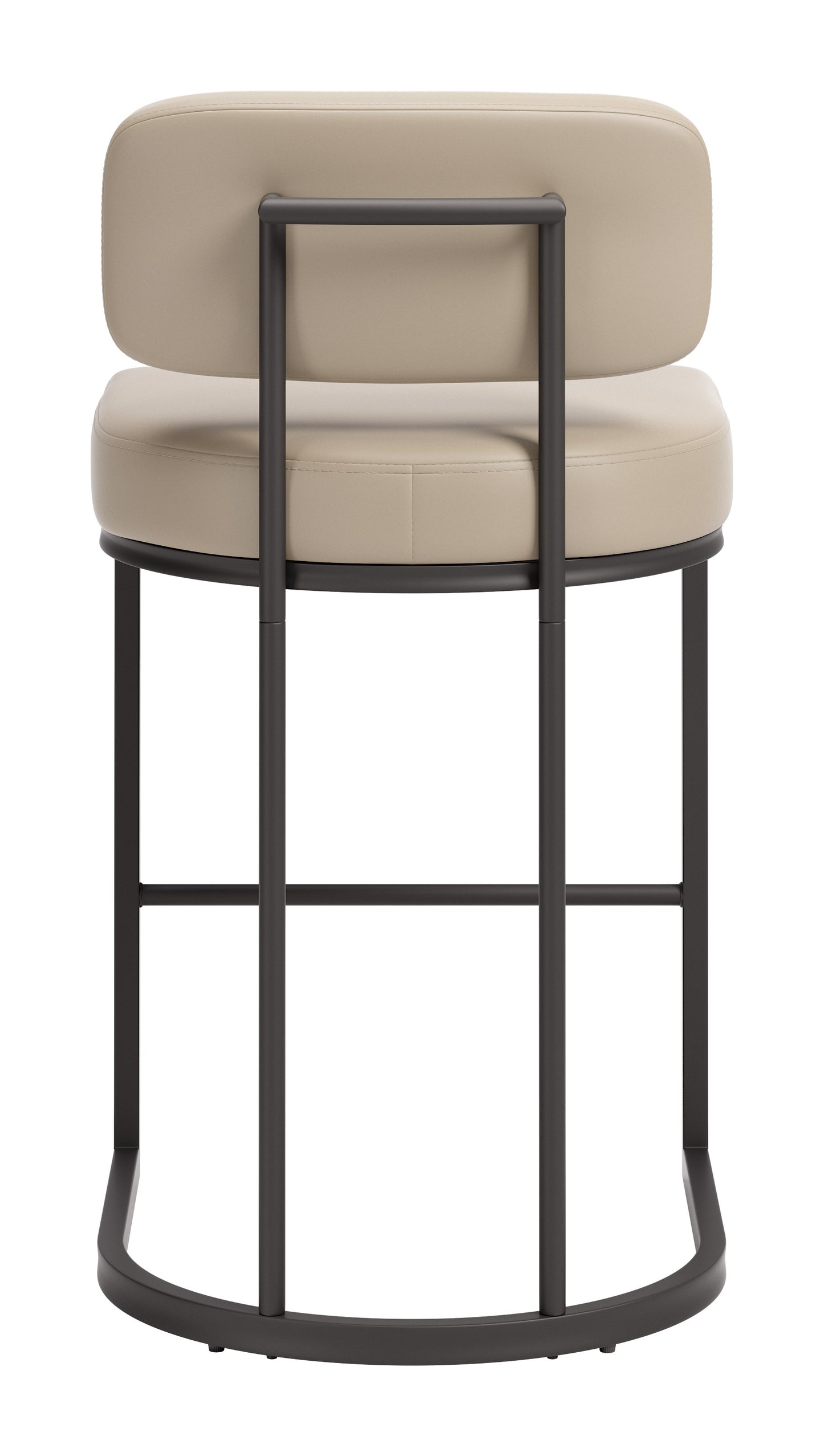 Velar Counter Stool (Set of 2) Beige & Gray - 4