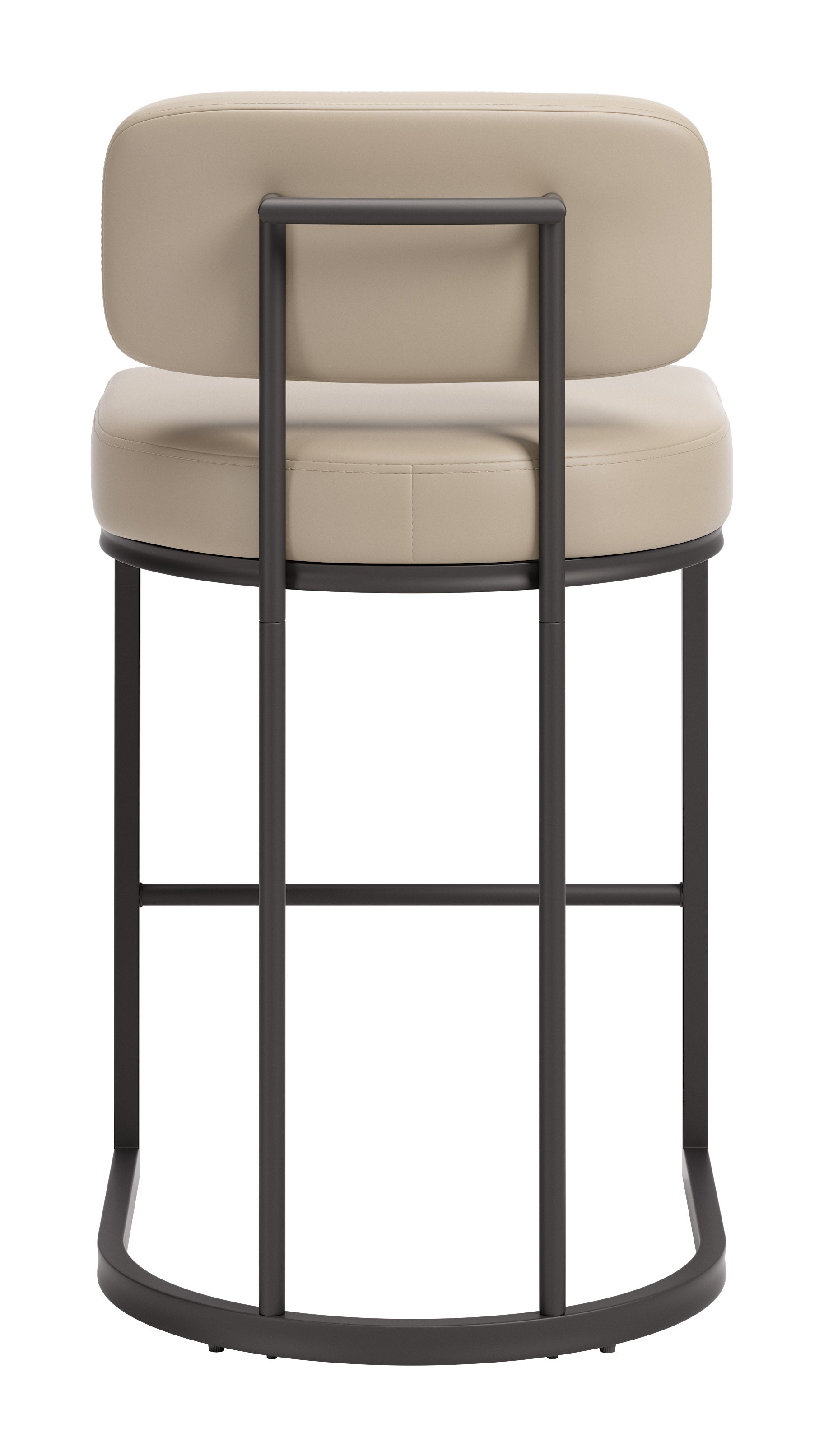 Velar Counter Stool (Set of 2) Beige & Gray - 4