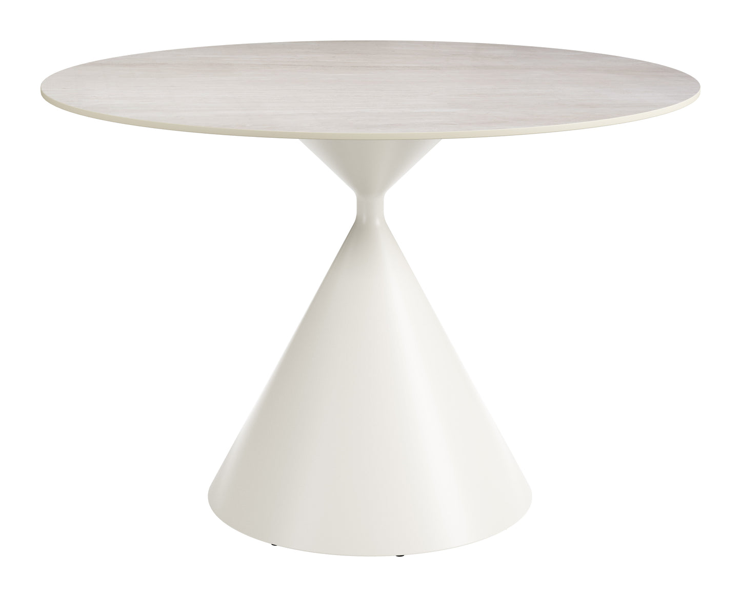 Plinn Dining Table Light Beige & White - 2