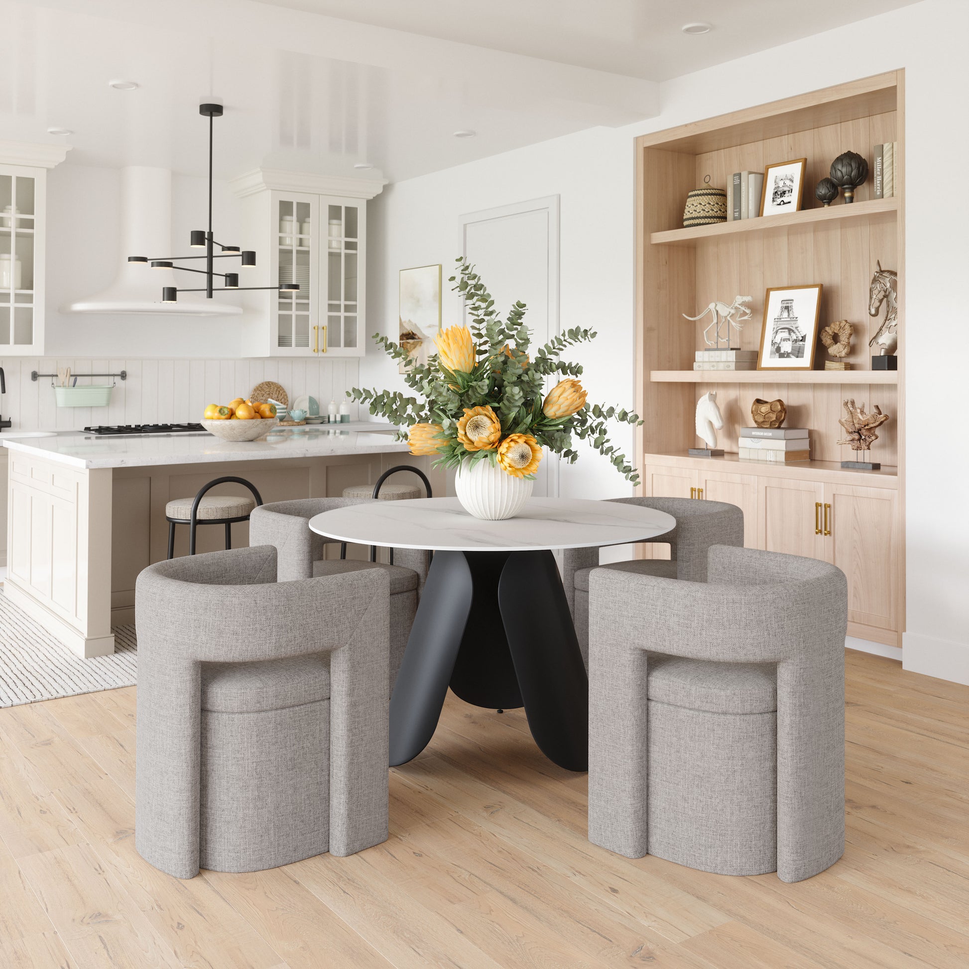 Papua Dining Chair Gray - 9