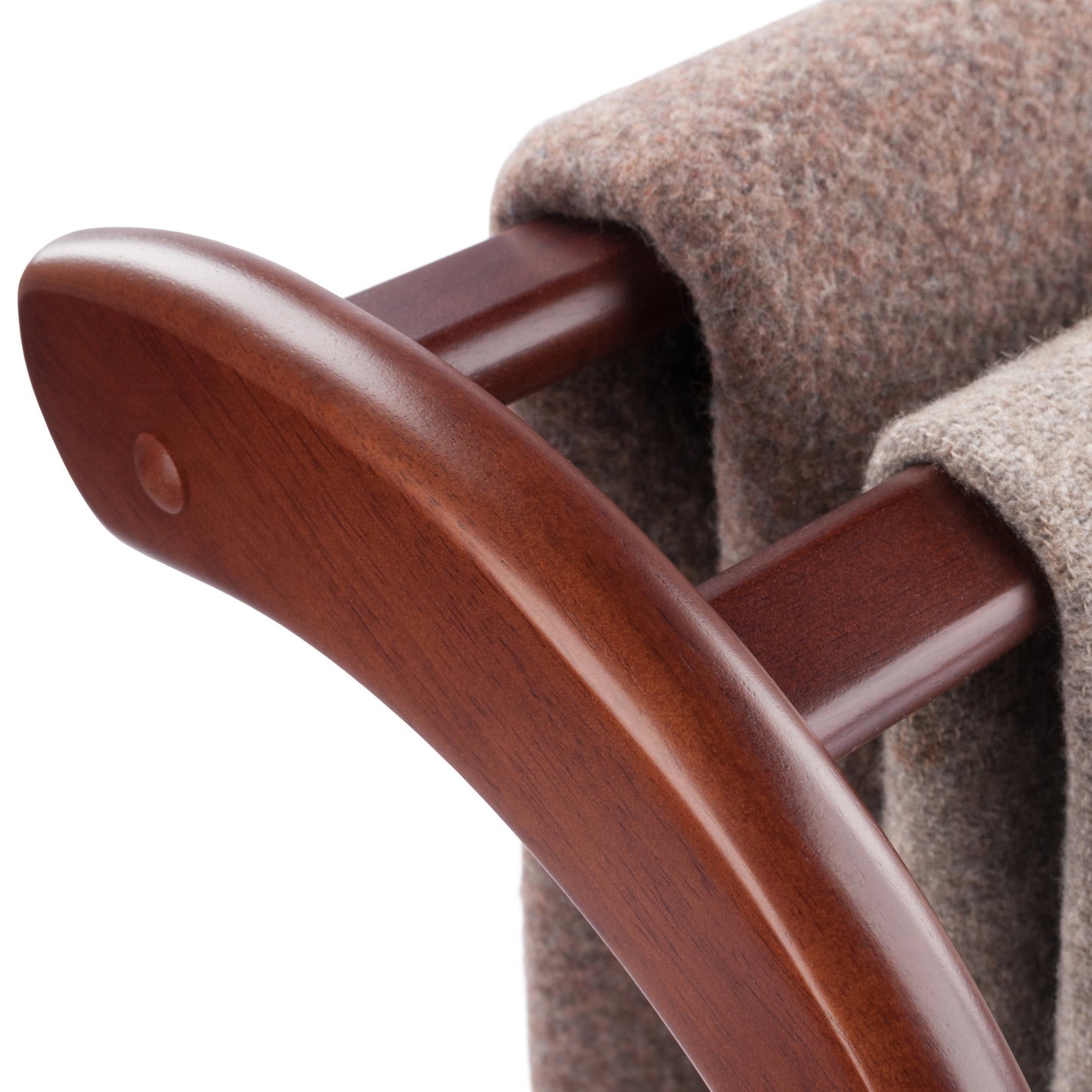 Bella Blanket Rack, Walnut - alternate view