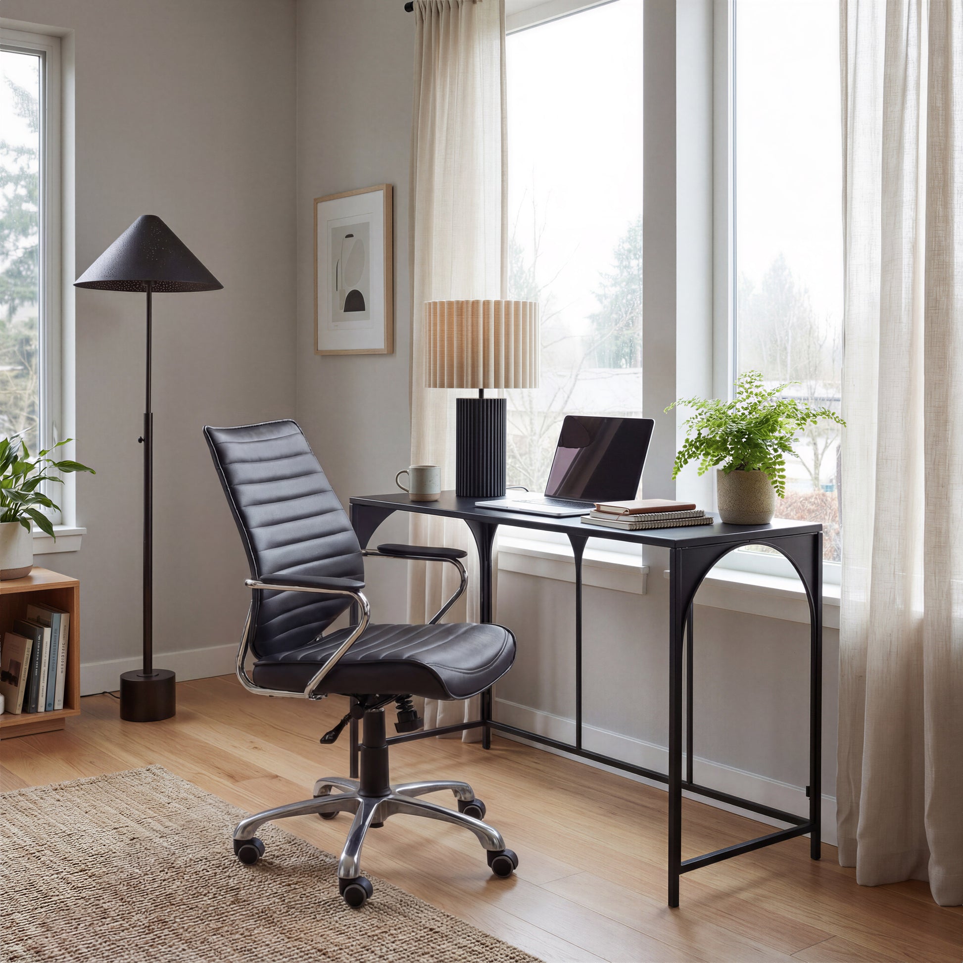 Aurora Table Lamp Beige & Black - 8