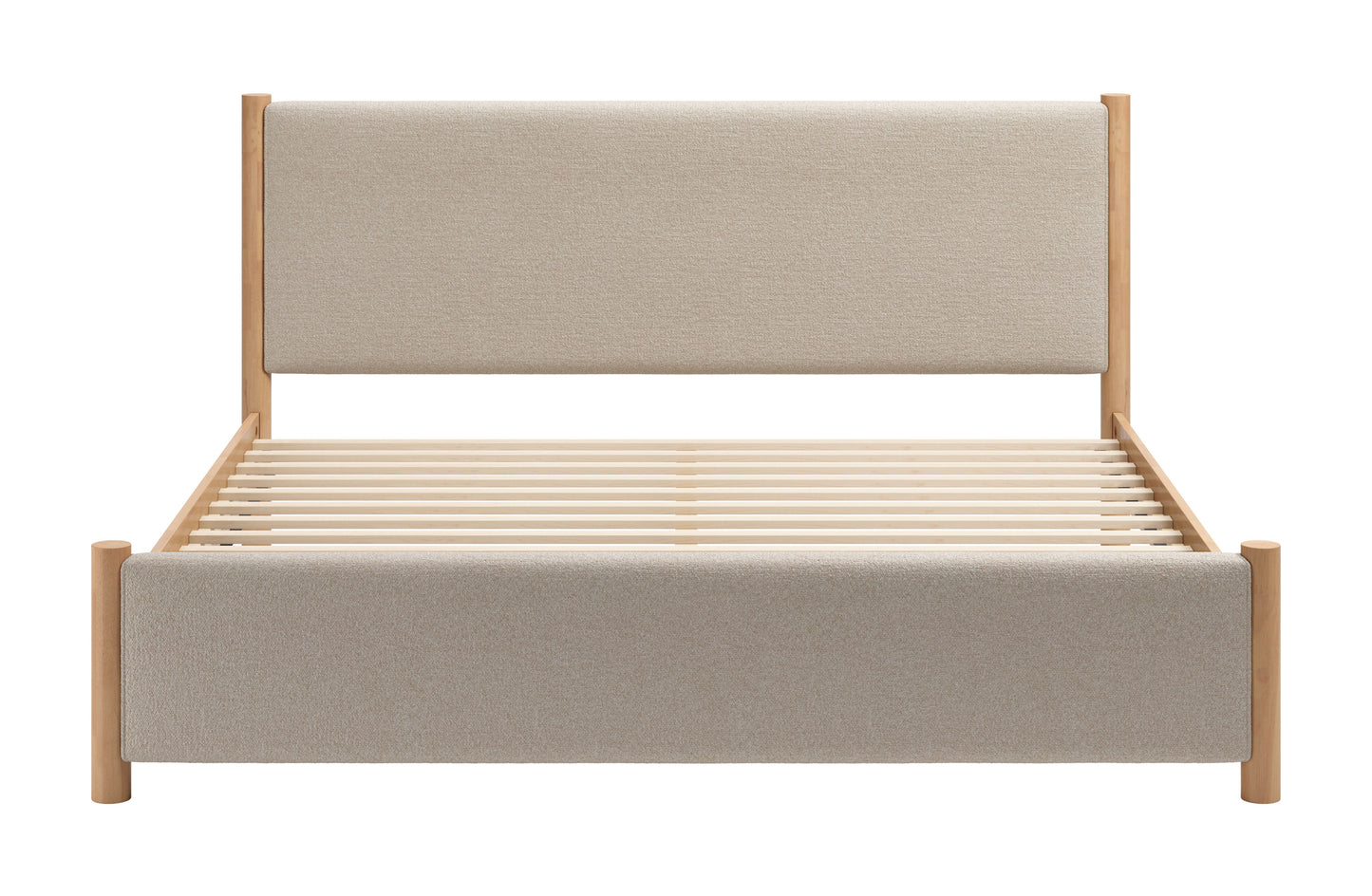 Hadi King Bed Beige & Natural - 3