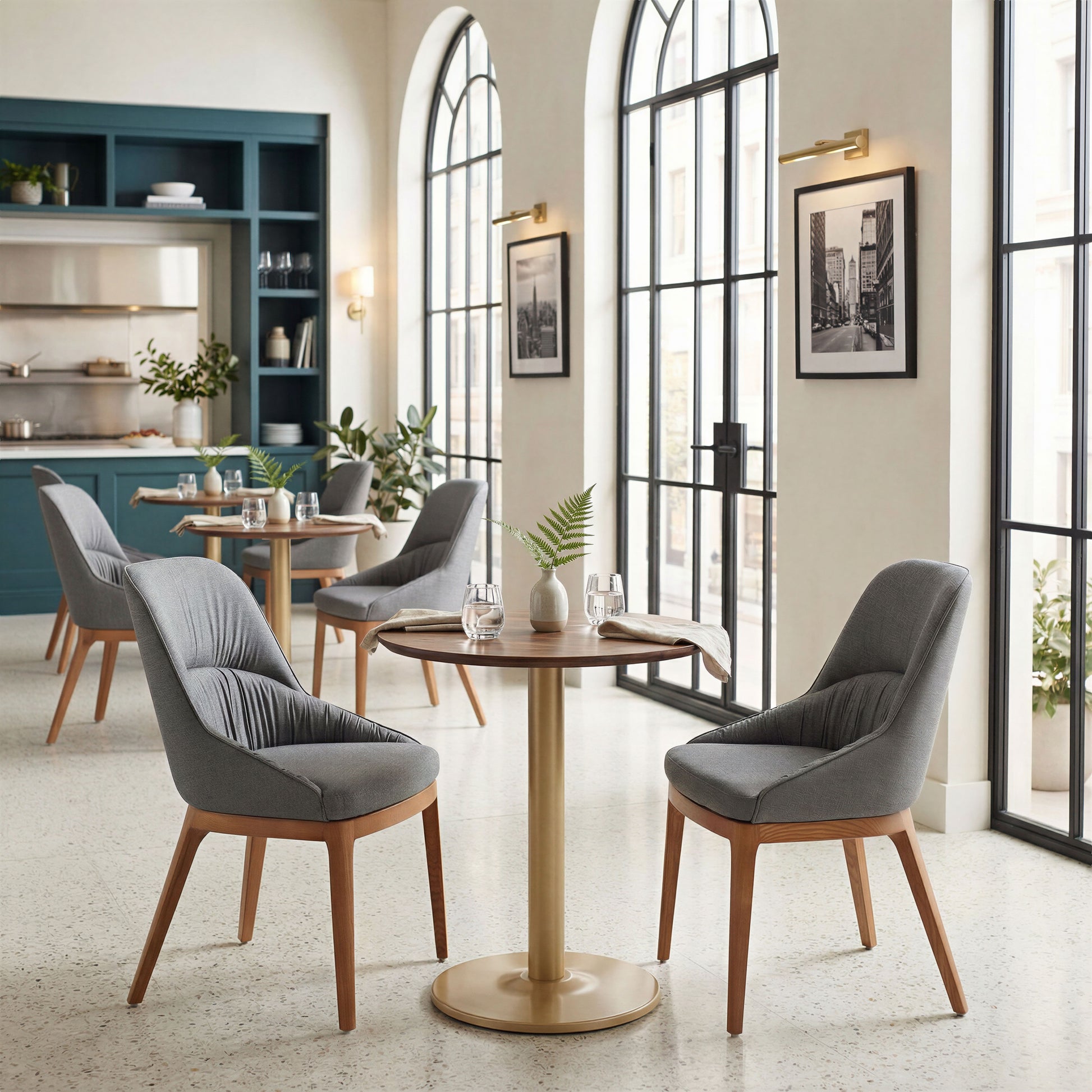 Ayr Dining Chair (Set of 2) Slate Gray - 8