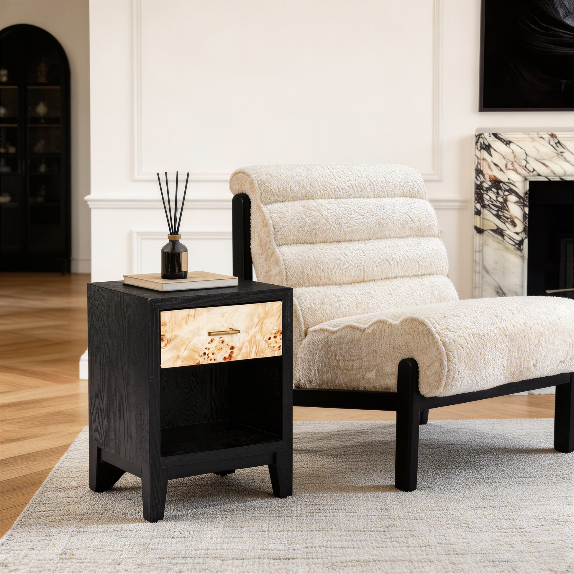 Maki Accent Chair Beige - 10