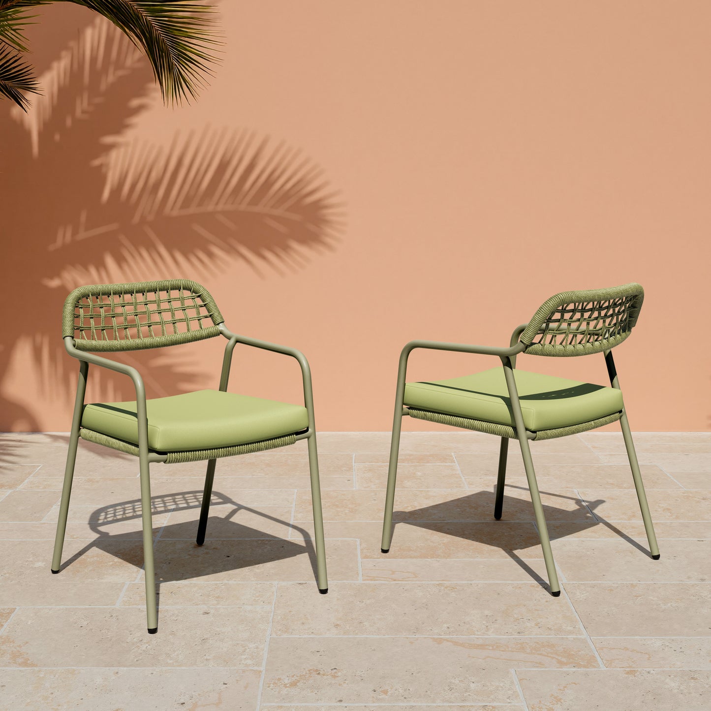 Rio Dining Chair (Set of 2) Green - 8