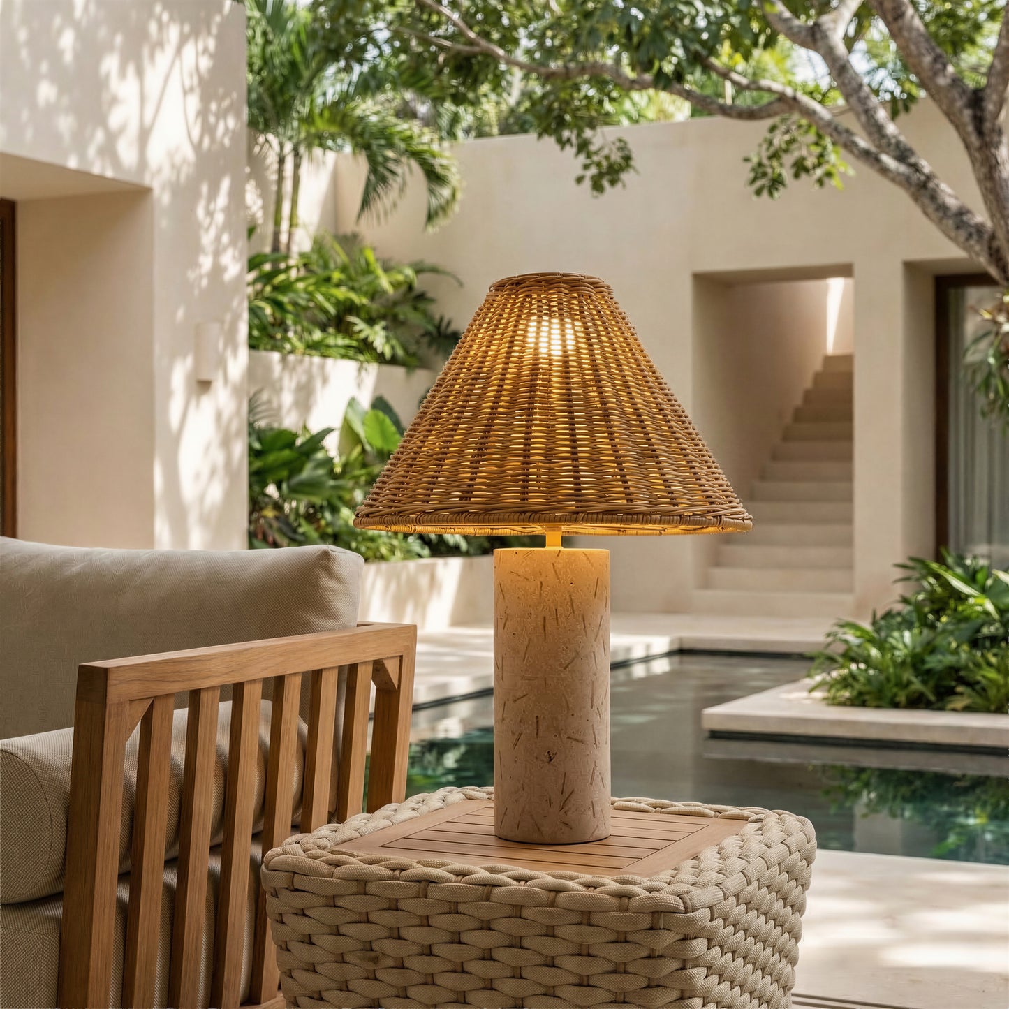 Kintal Solar Table Lamp Natural - 13