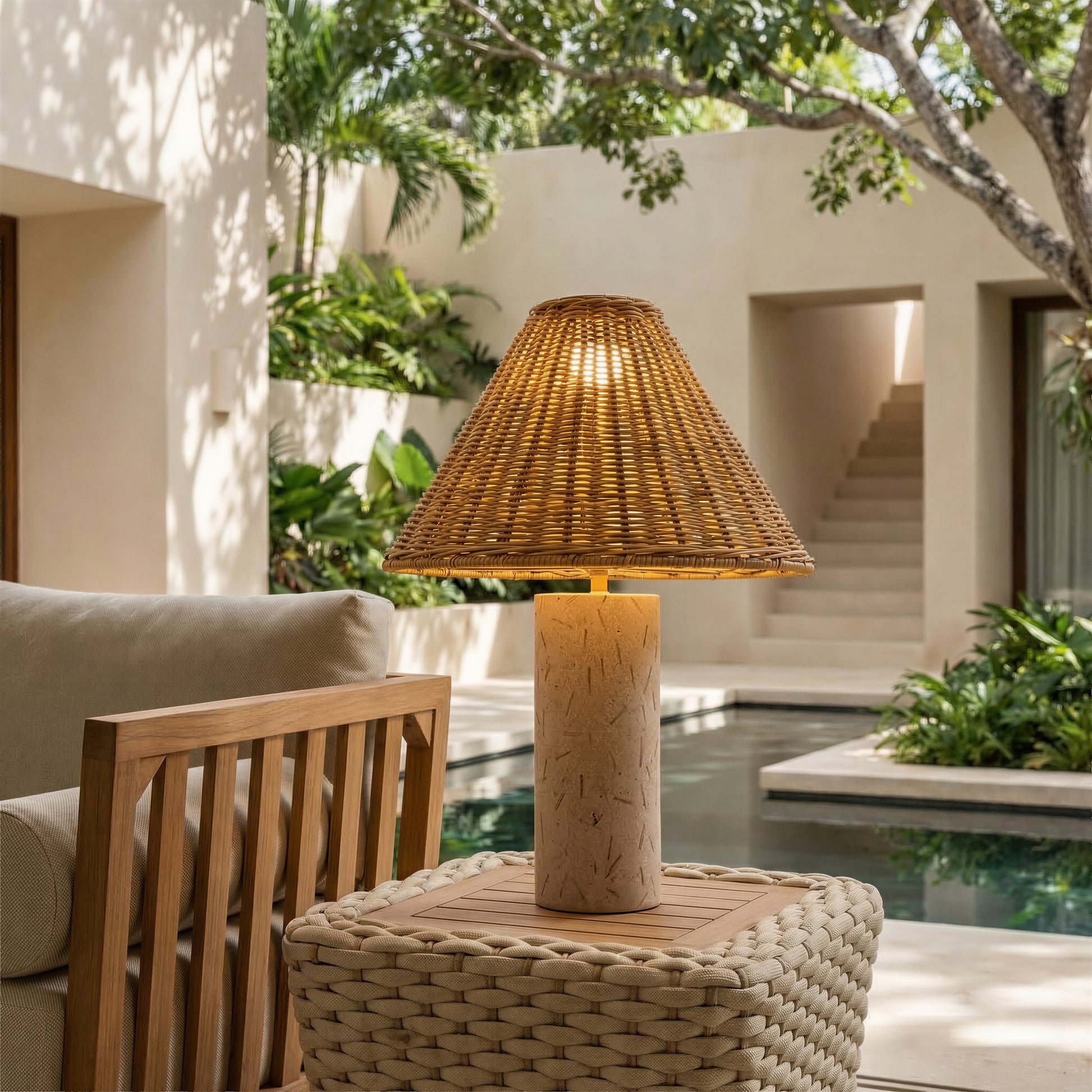 Kintal Solar Table Lamp Natural - 13