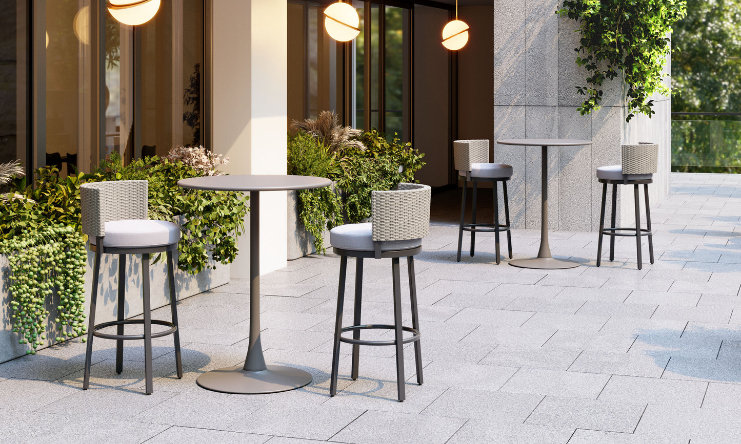 Midnight Wave Barstool White - 10