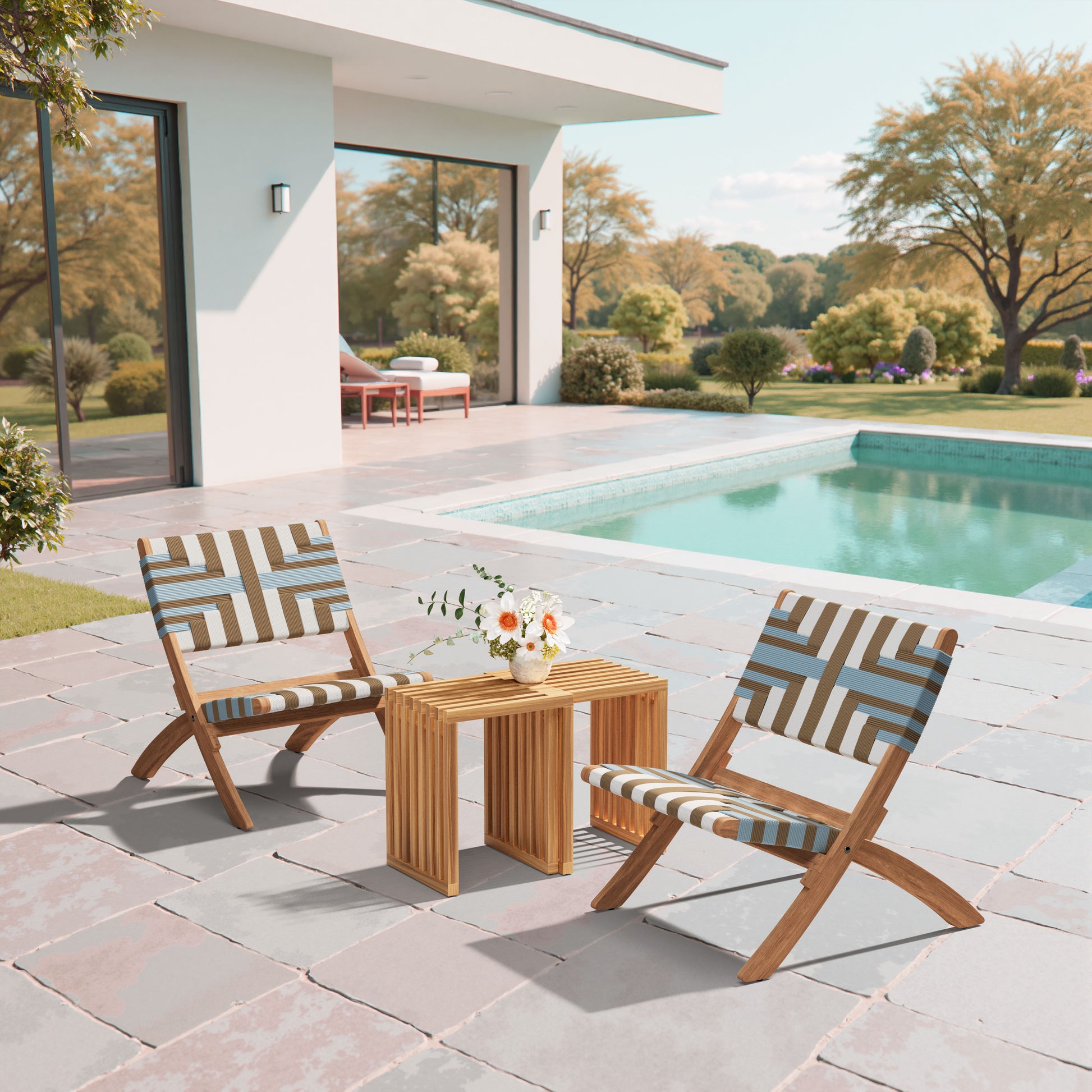 Riviera Extendable Stool (Set of 2) Natural - 9