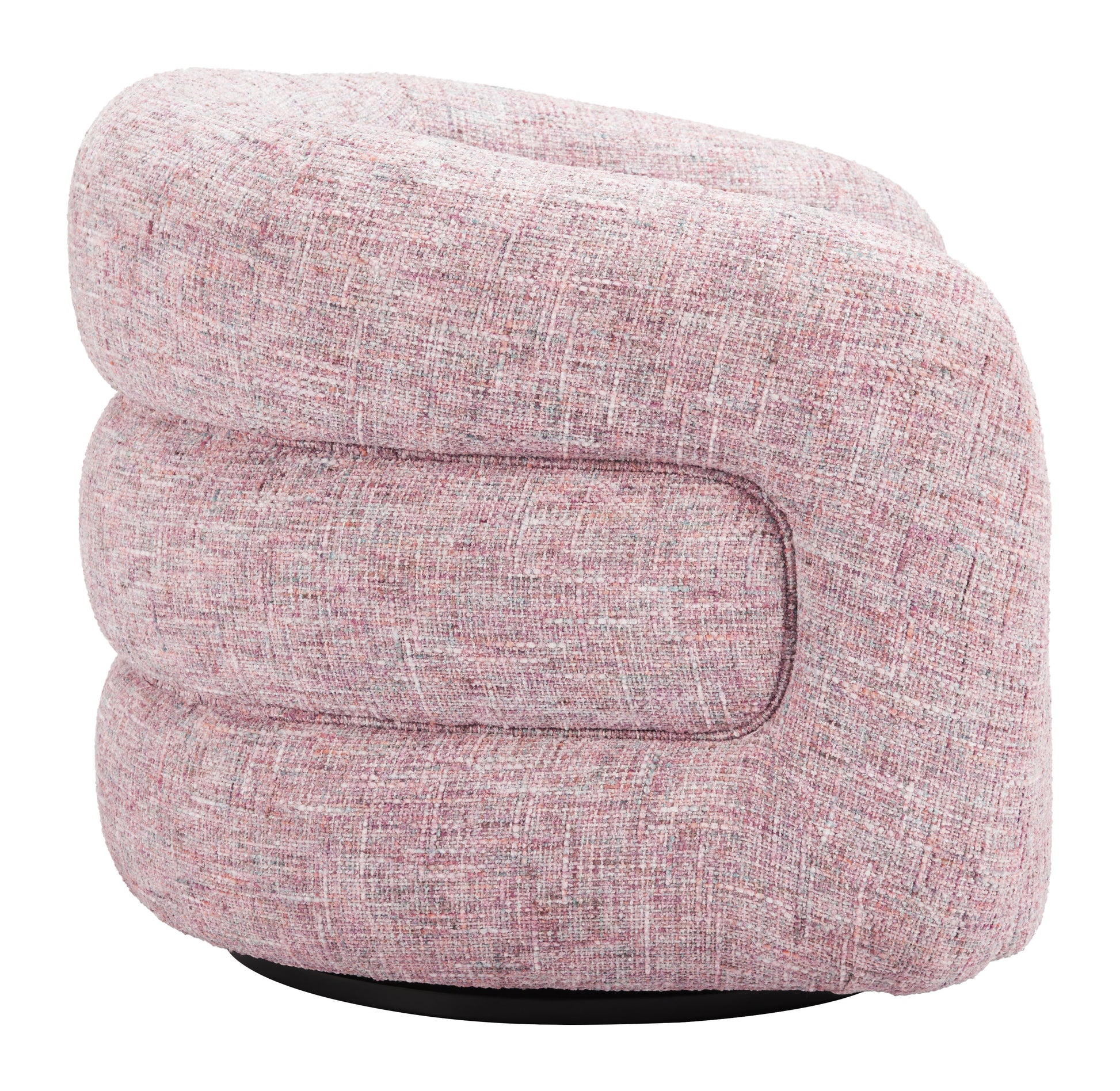Refine Swivel Chair Pink Tweed - 2