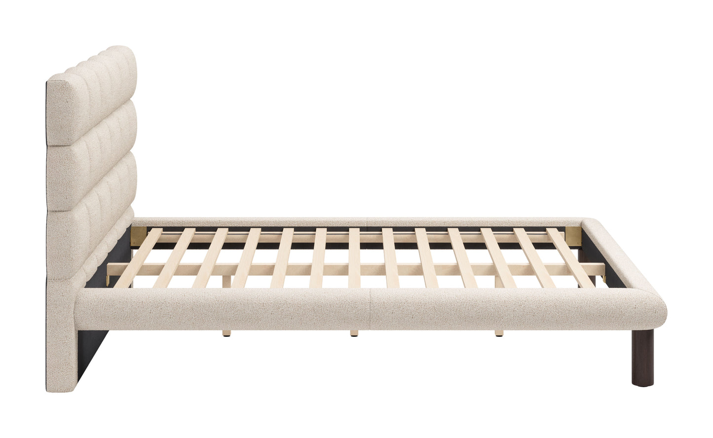 Placid Queen Bed Beige - 2