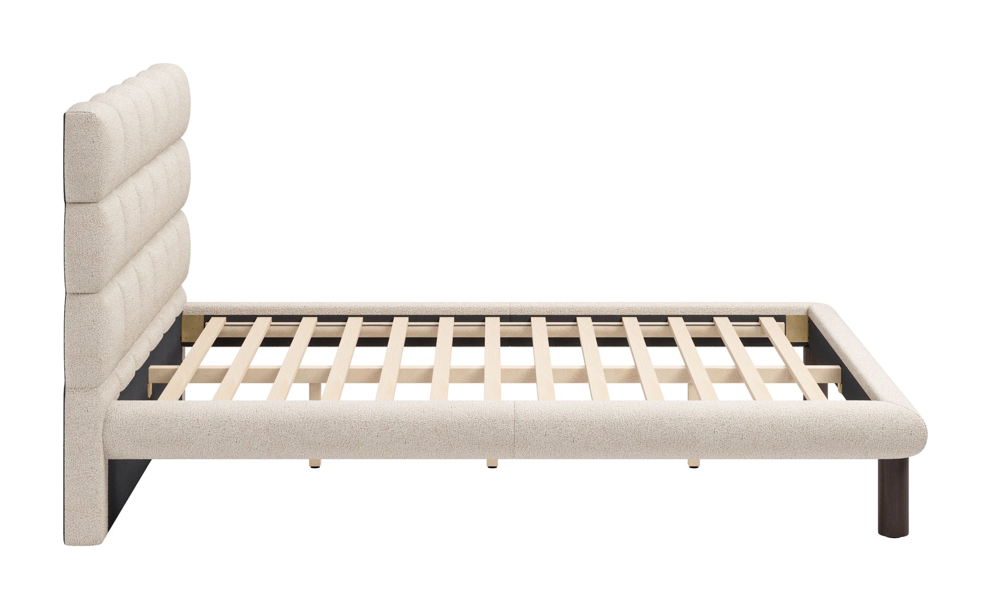 Placid Queen Bed Beige - 2