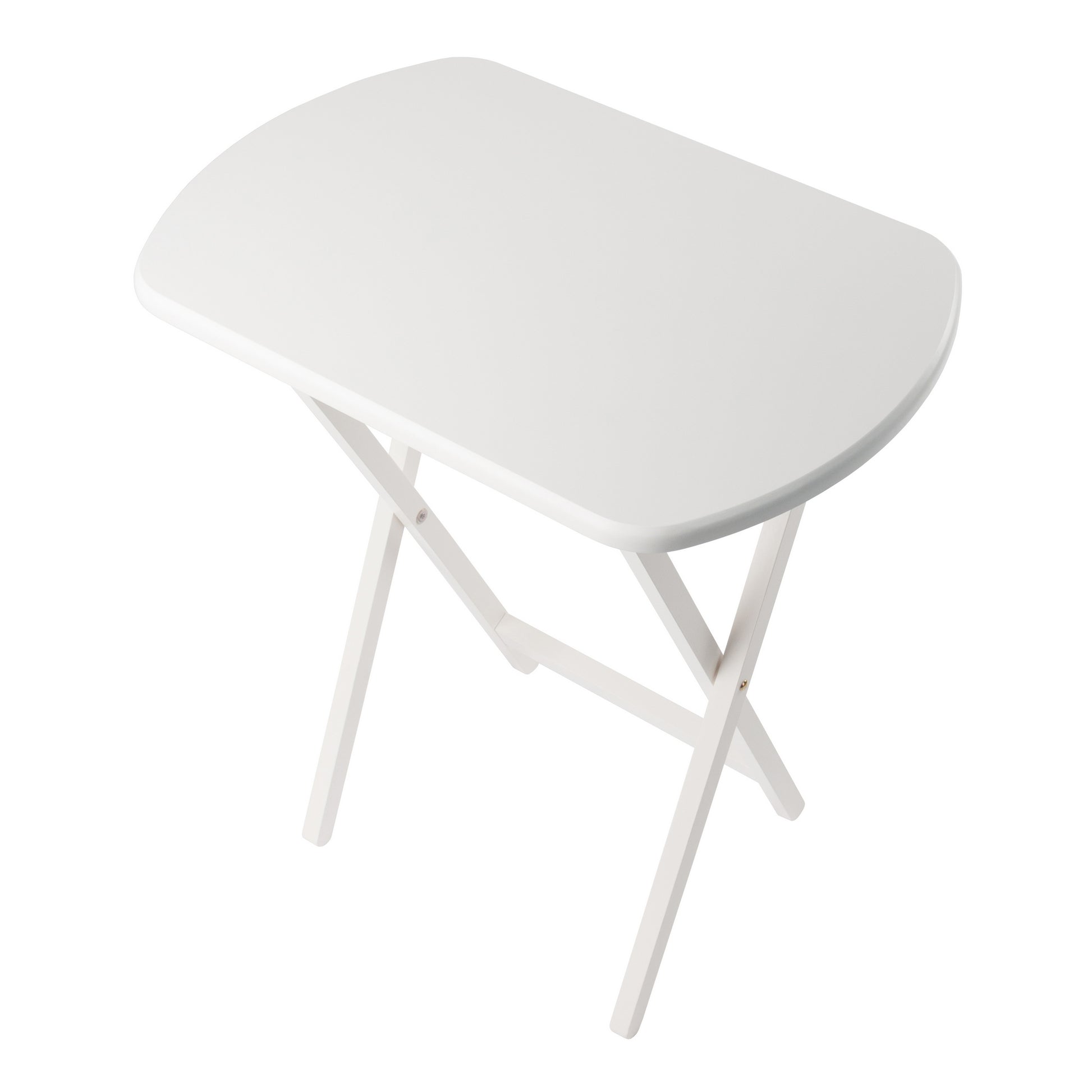 Corbett 5-Pc Oversized Snack Table Set, White