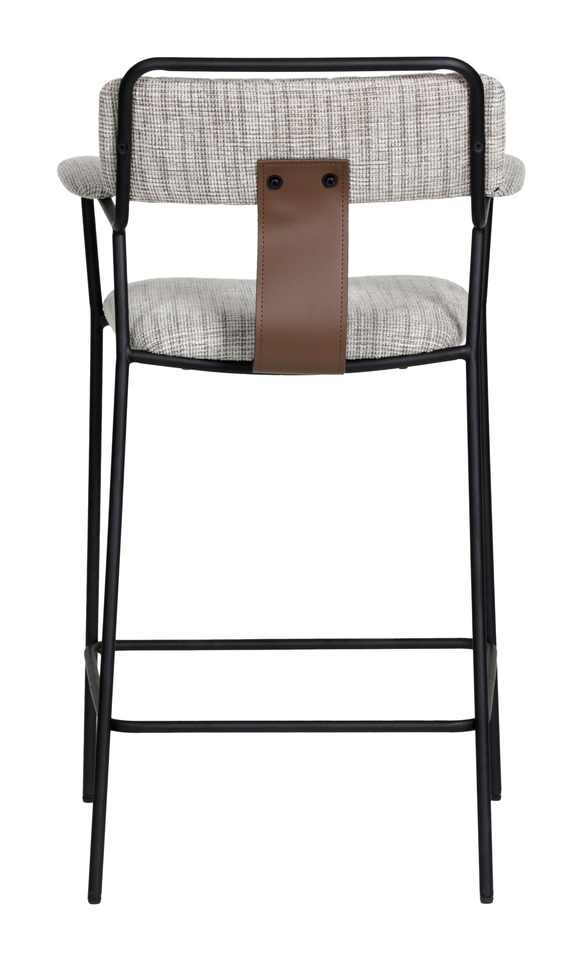Couva Counter Stool (Set of 2) Gray Tweed - 4