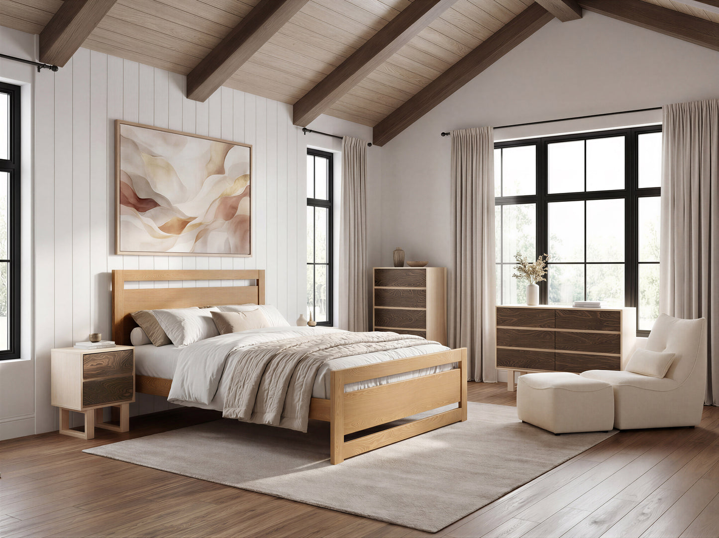 Repos Queen Bed Brown - 10