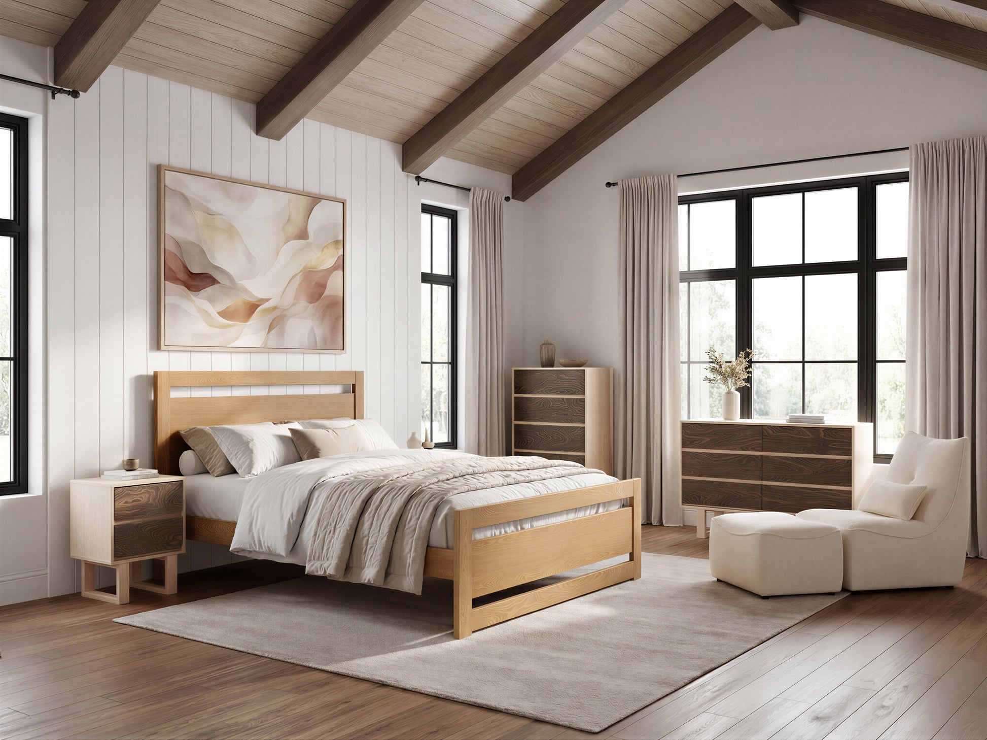 Repos Queen Bed Brown - 10