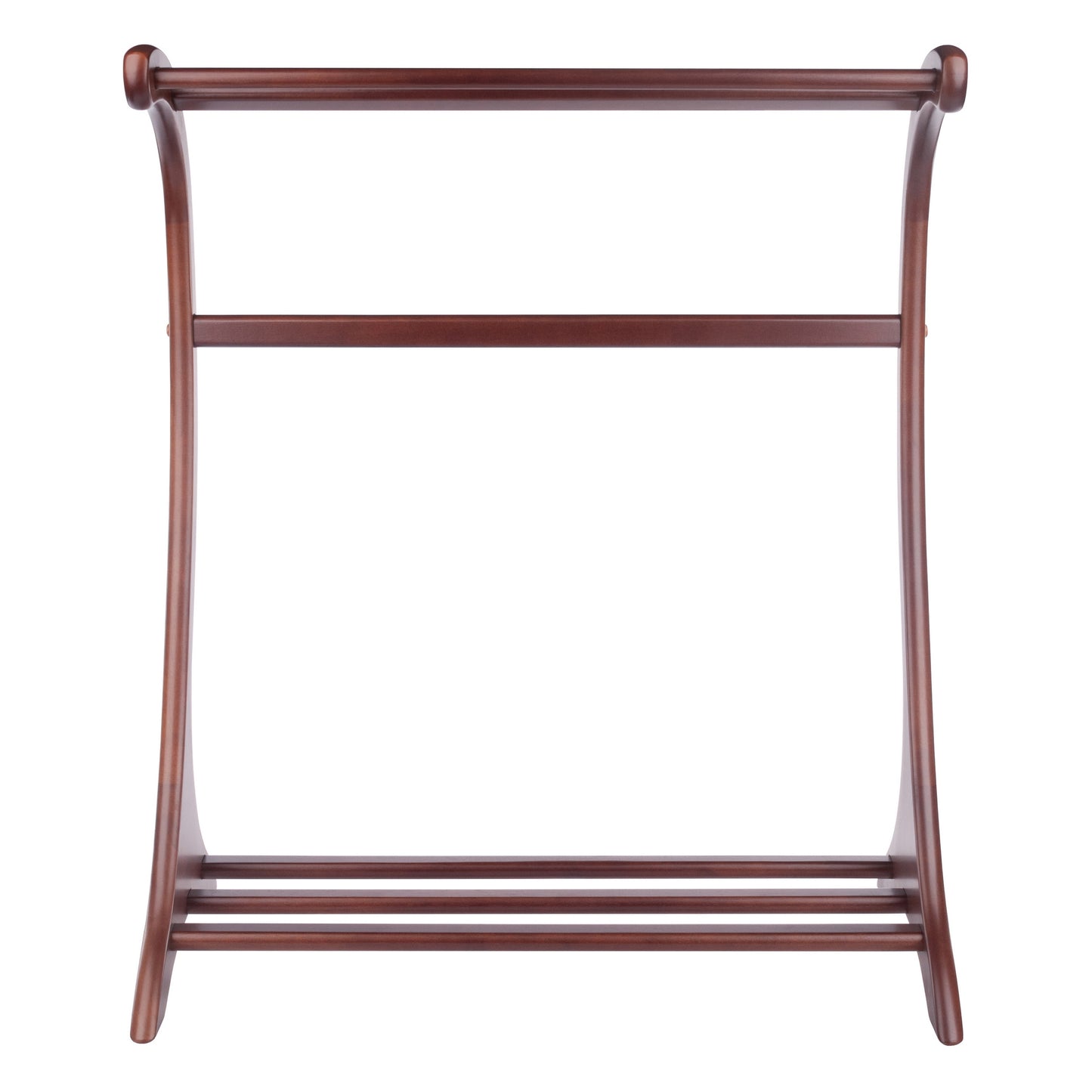 Bella Blanket Rack, Walnut - alternate view