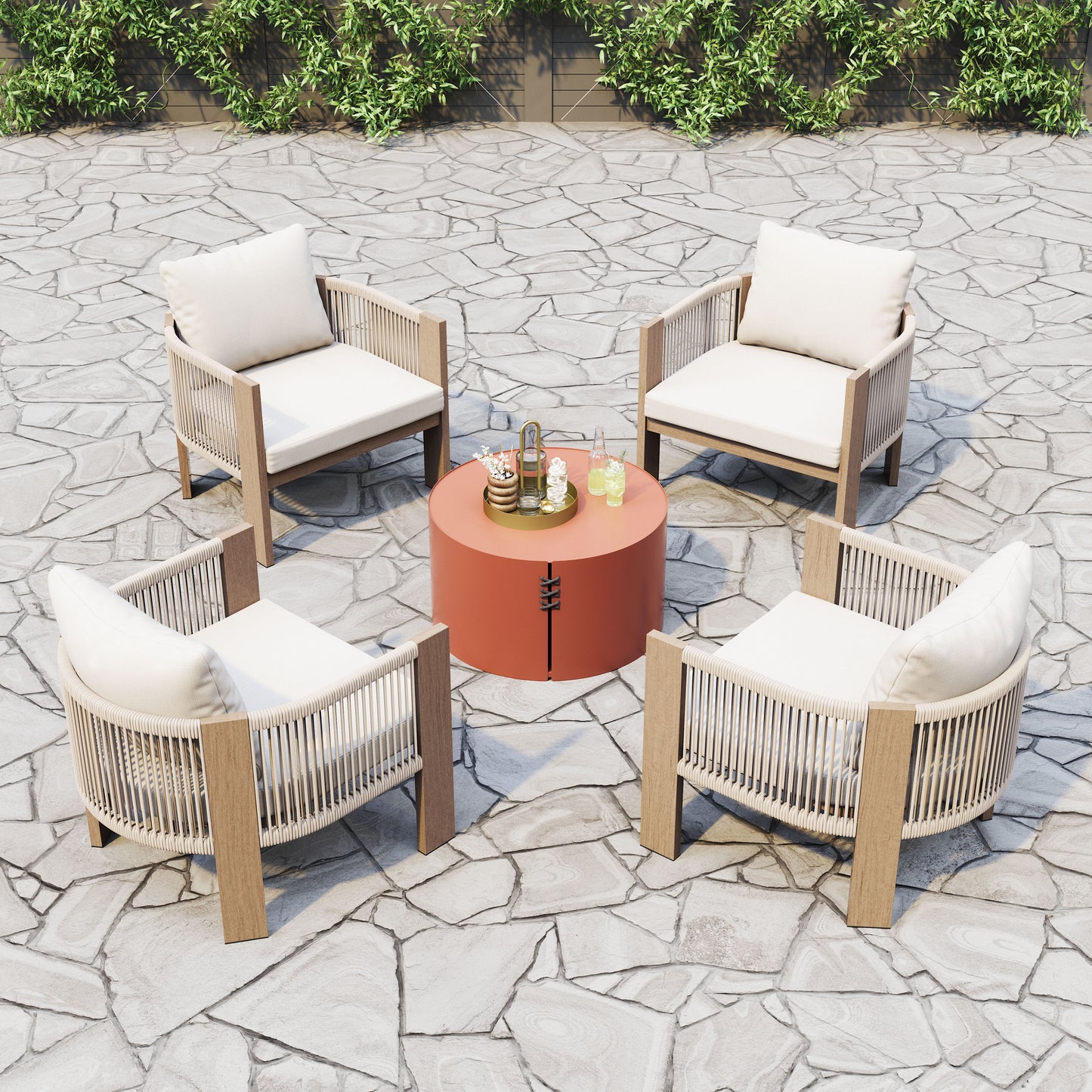 Rebel Accent Chair Beige - 11