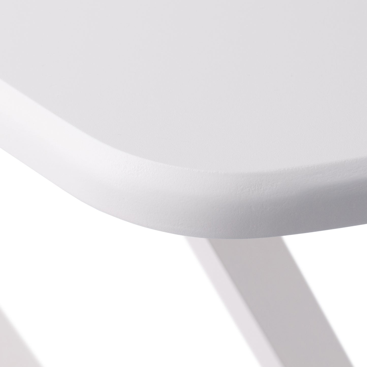 Corbett 5-Pc Oversized Snack Table Set, White