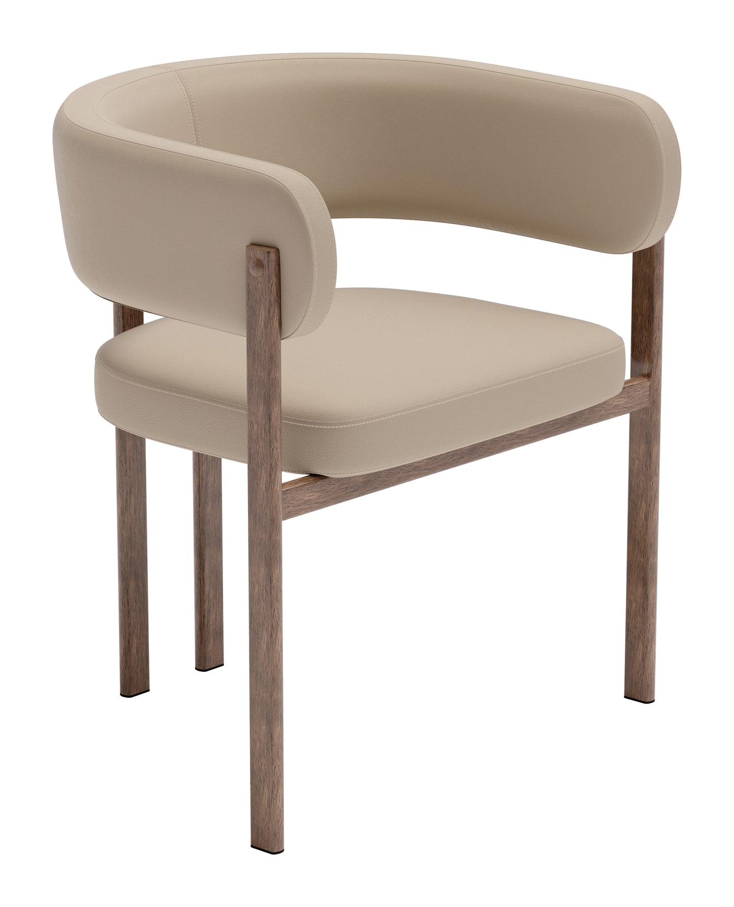 Ruge Dining Chair (Set of 2) Beige - 7