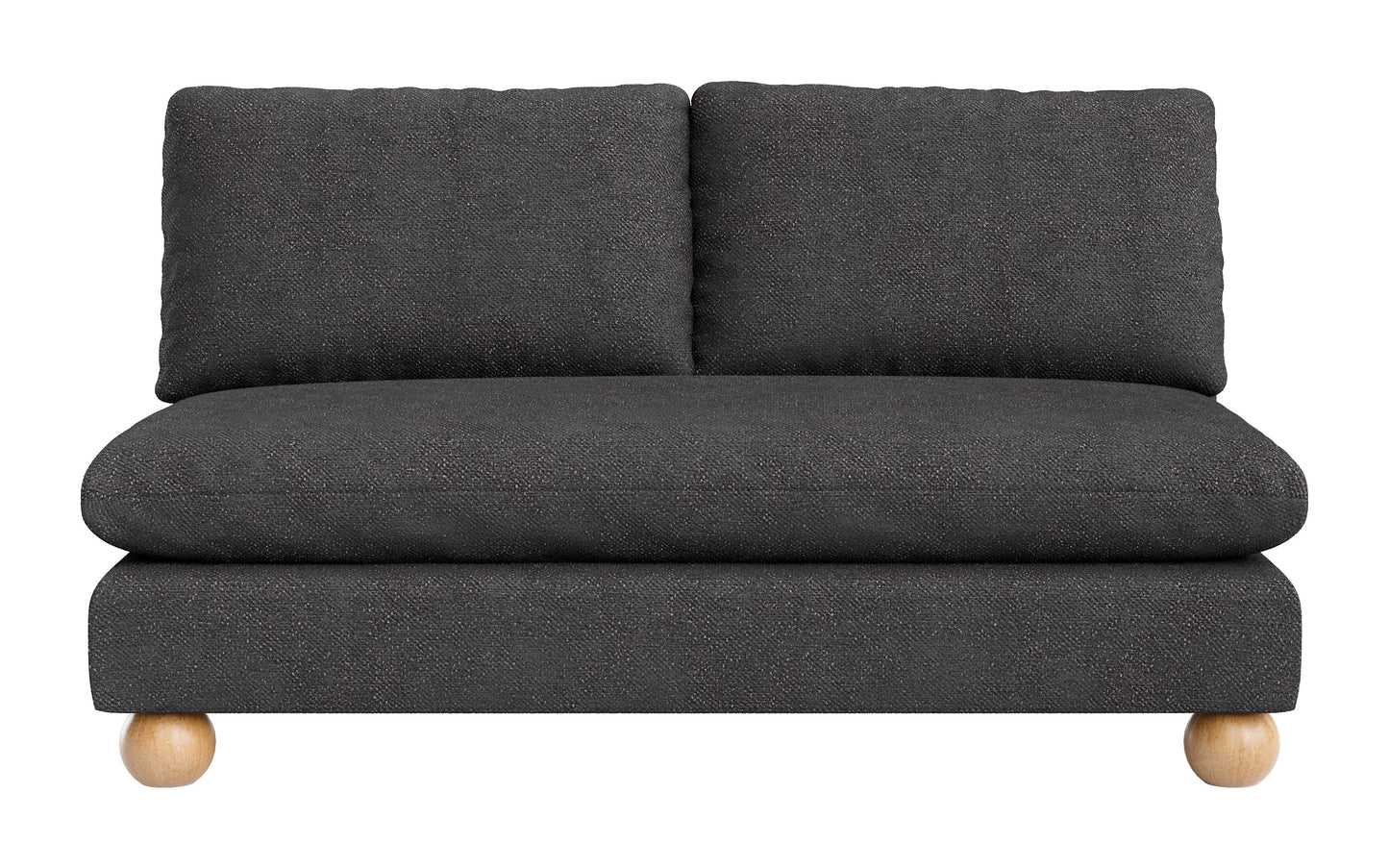 Minze Loveseat Black - 3