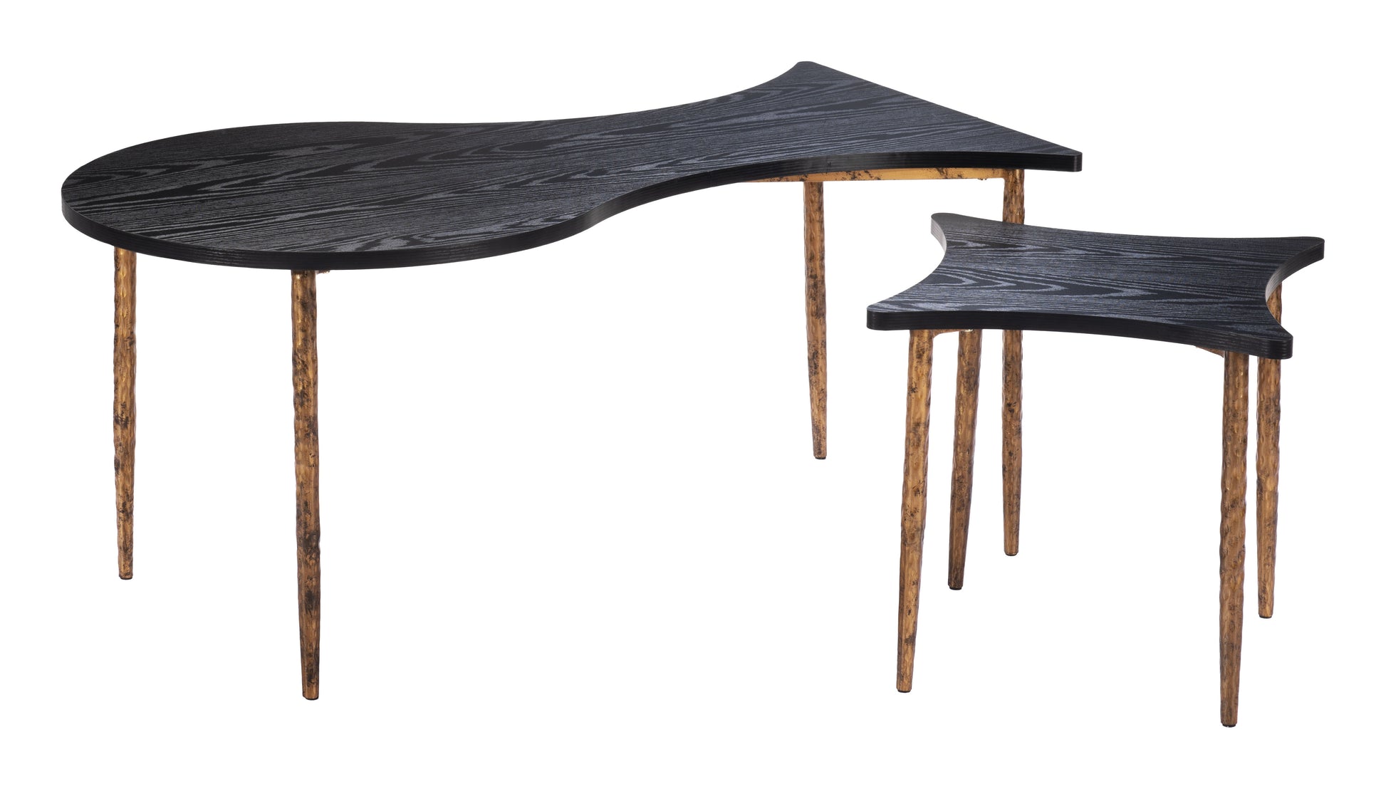 Norden Coffee Table Set (2-Piece) Black & Bronze - 2
