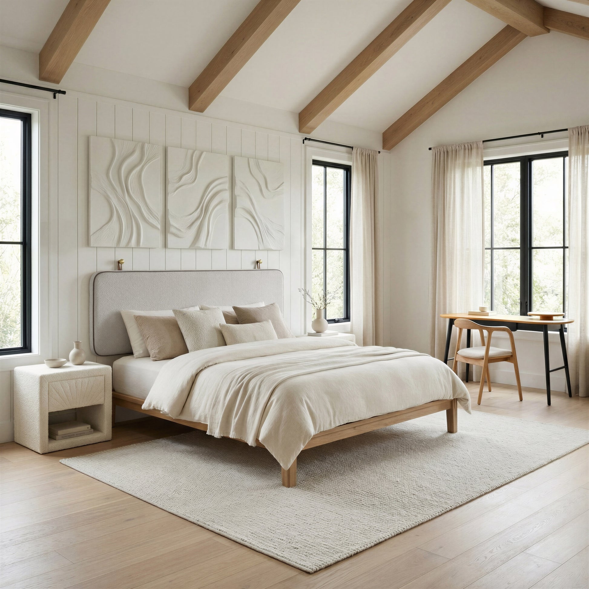 Luum Queen Platform Bed Frame Natural - 8