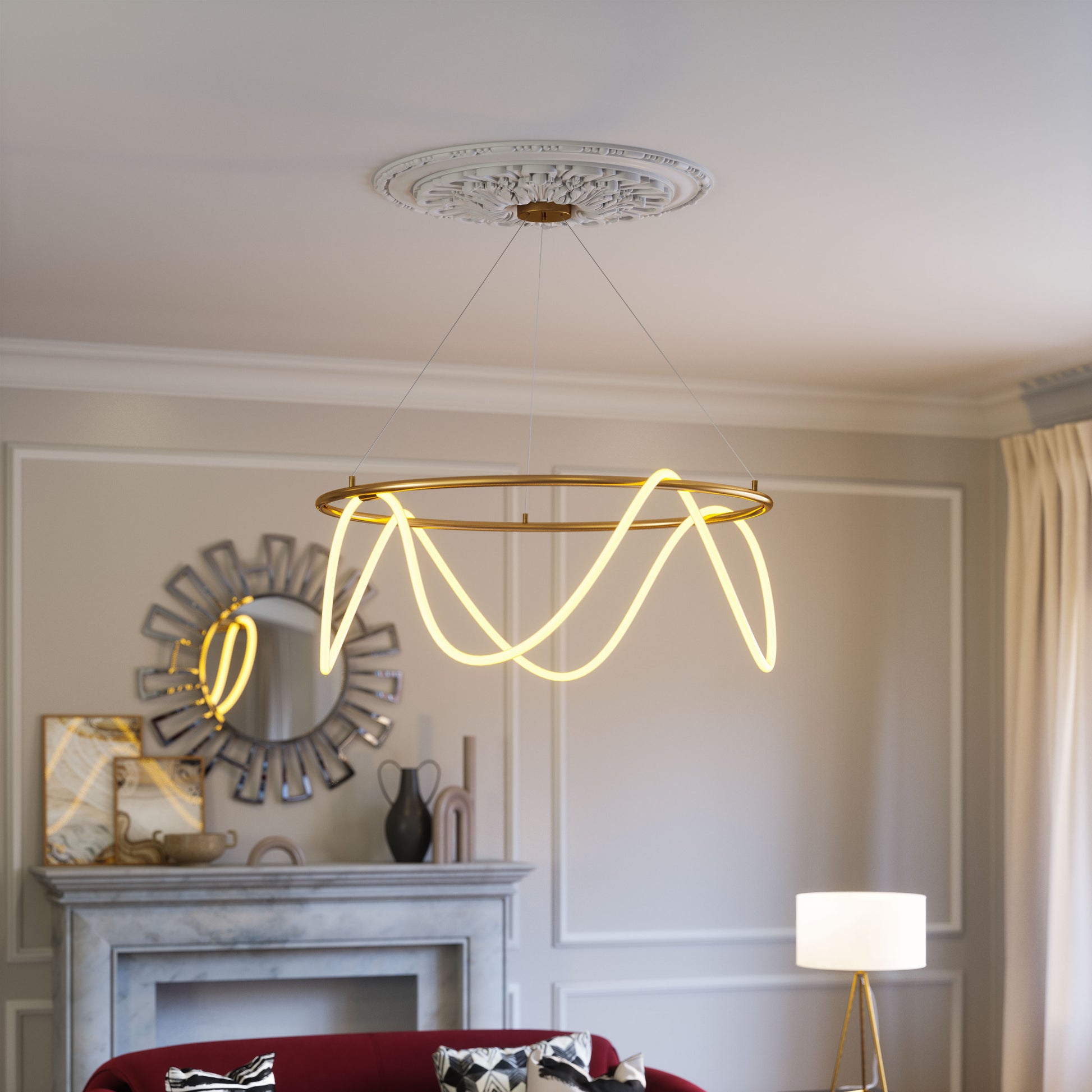 Wiber Ceiling Lamp Brass - 10