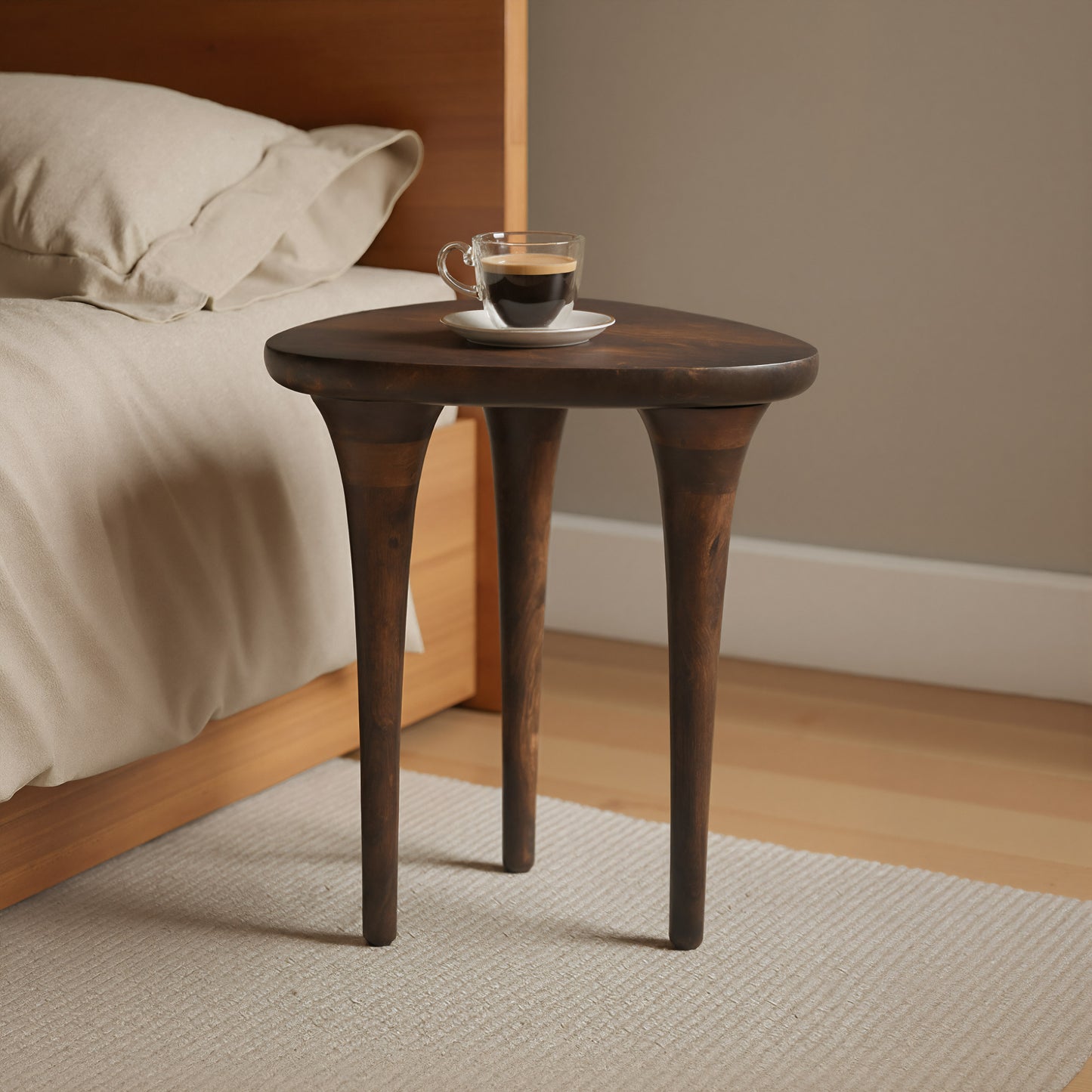 Spiker Side Table Walnut - 7