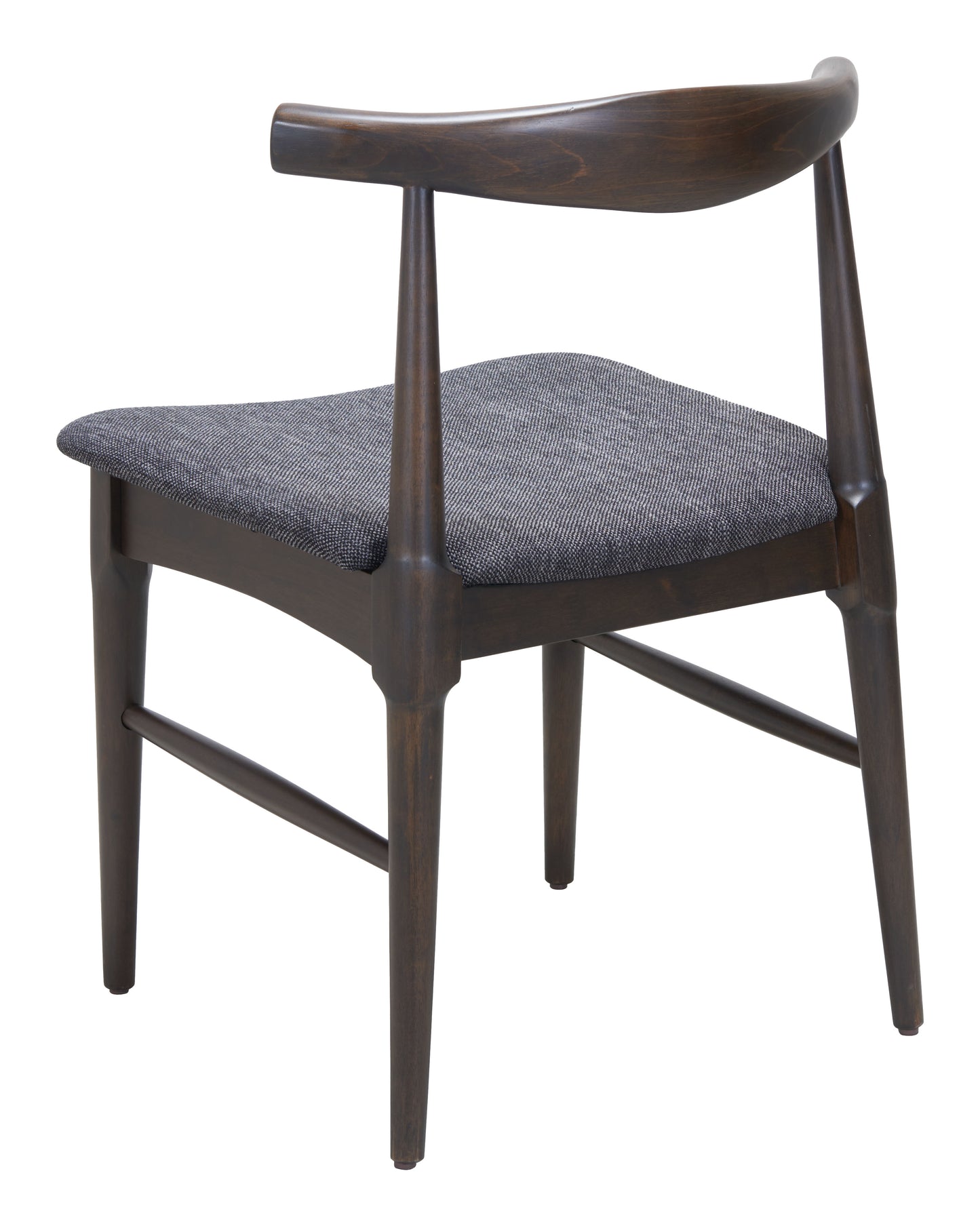 Tuzka Dining Chair (Set of 2) Gray & Espresso - 5