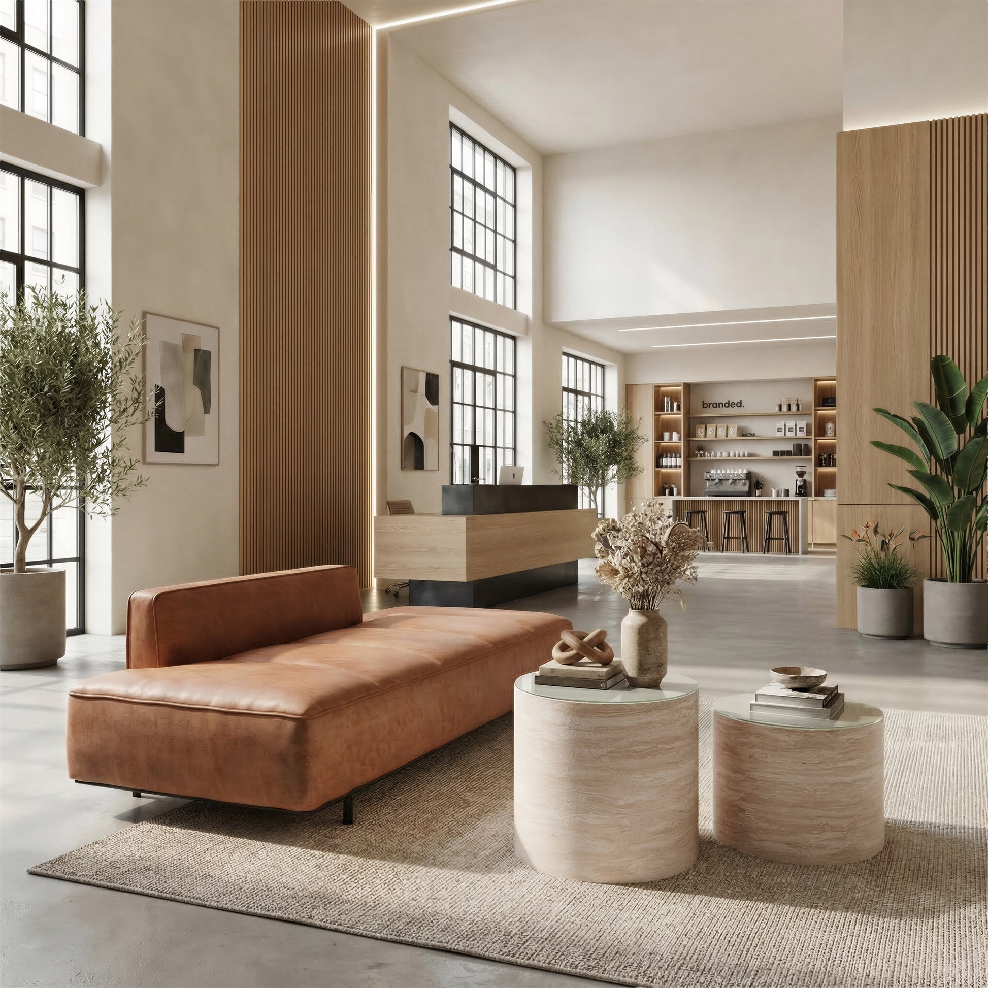 Carzo Coffee Table Set (2-Piece) Stone Beige - 9