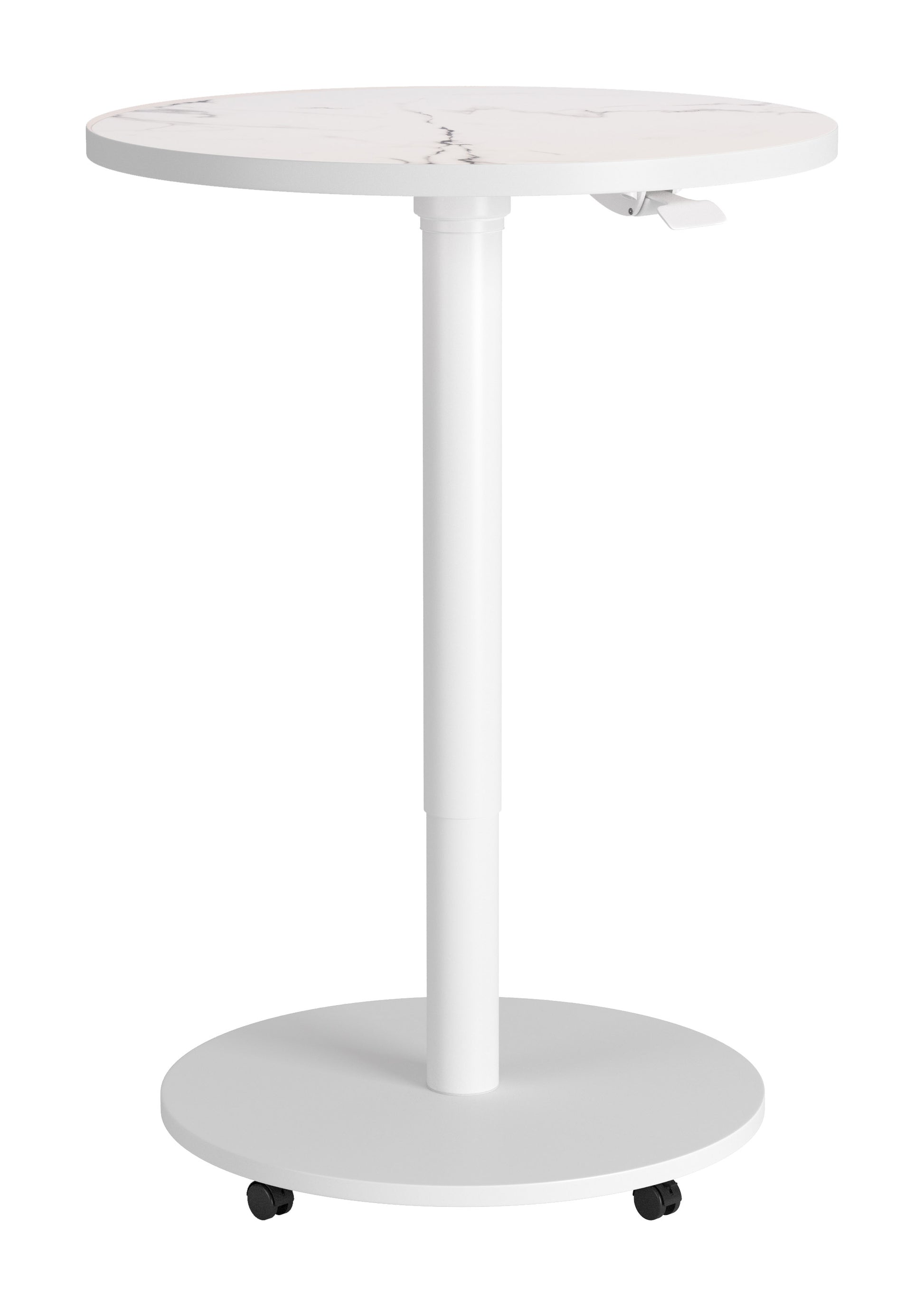 Mule Adjustable Bar Table White